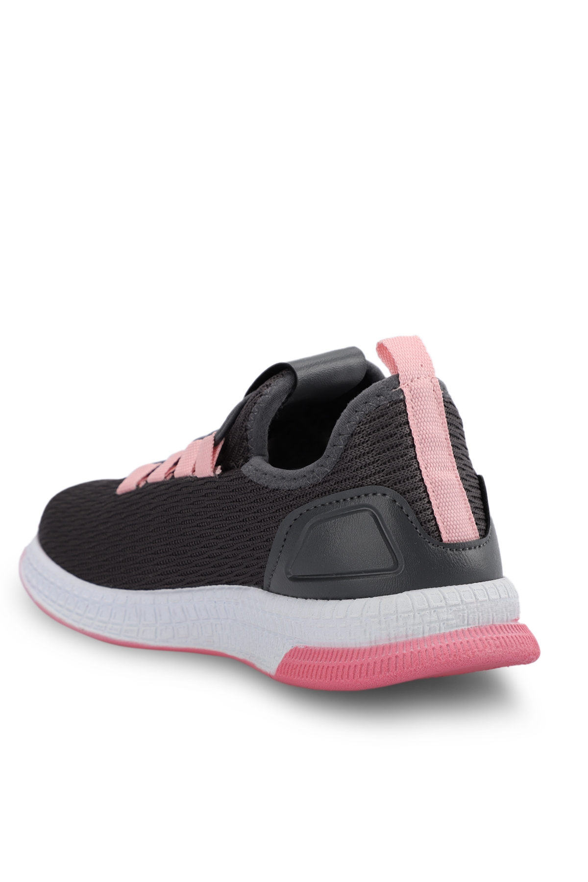 ABENA I Kız Çocuk Sneaker Ayakkabı Koyu Gri / Pembe - Görsel 4