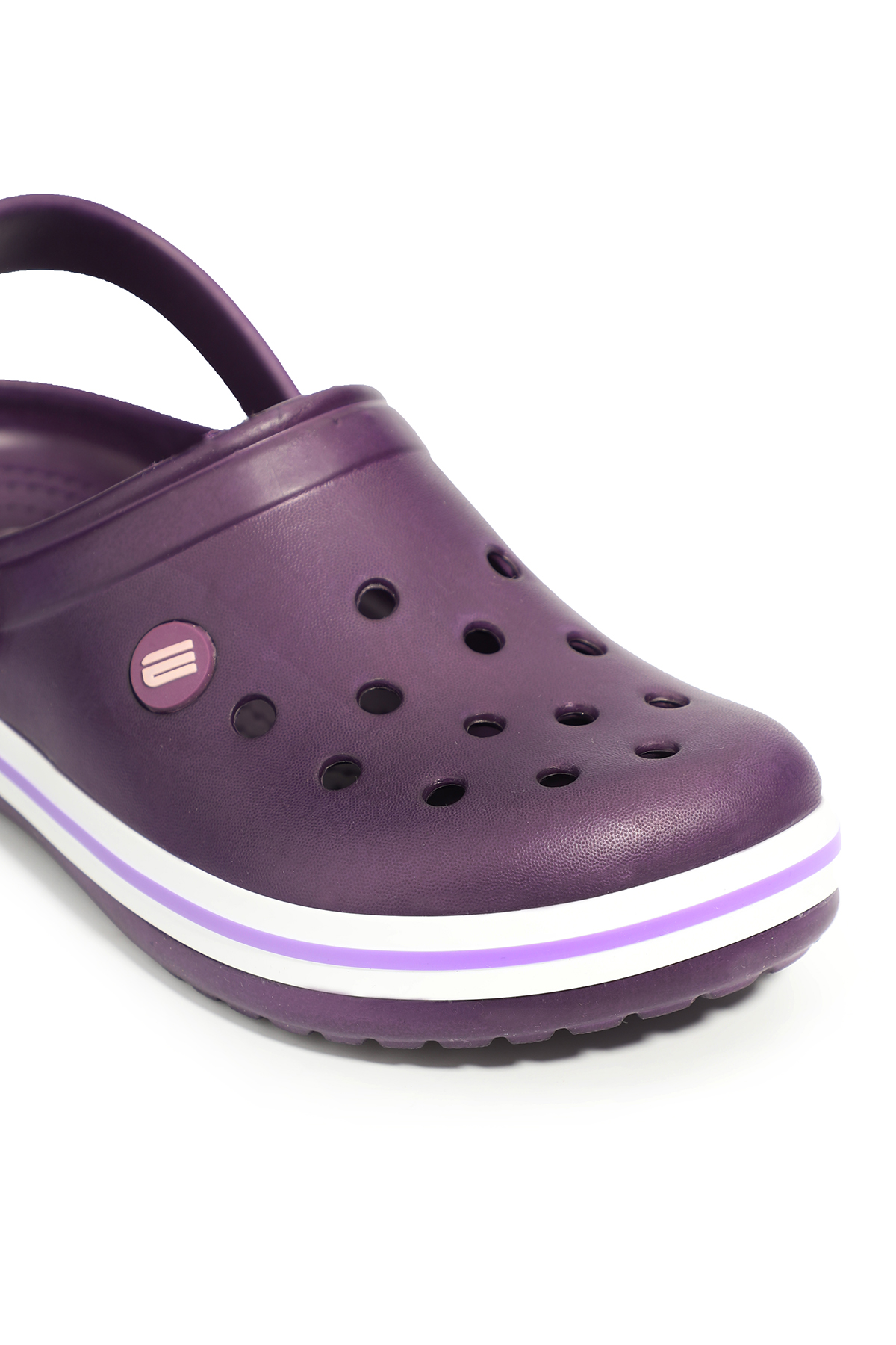 LOOP Kız Çocuk Terlik Mor / Beyaz - Görsel 5