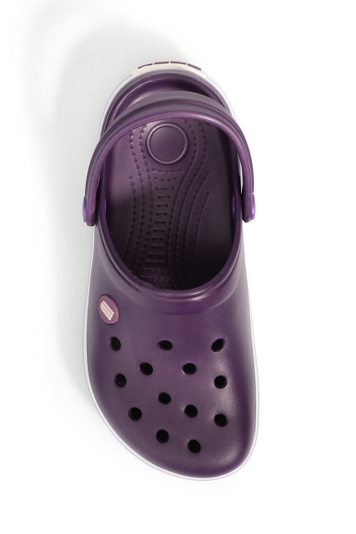 LOOP Kız Çocuk Terlik Mor / Beyaz - Görsel 6