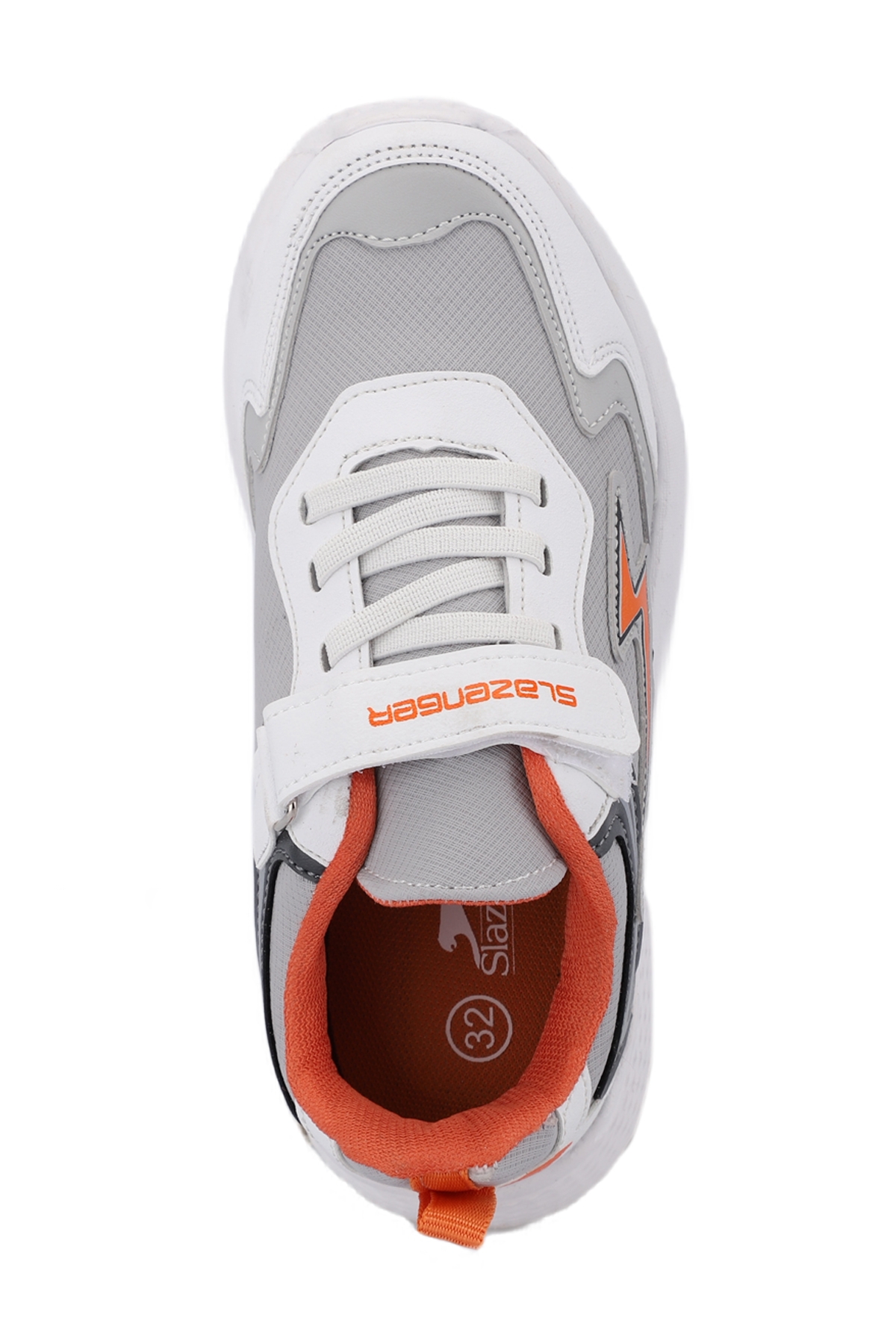 KAOR KTN Kız Çocuk Sneaker Ayakkabı Gri / Turuncu - Görsel 6