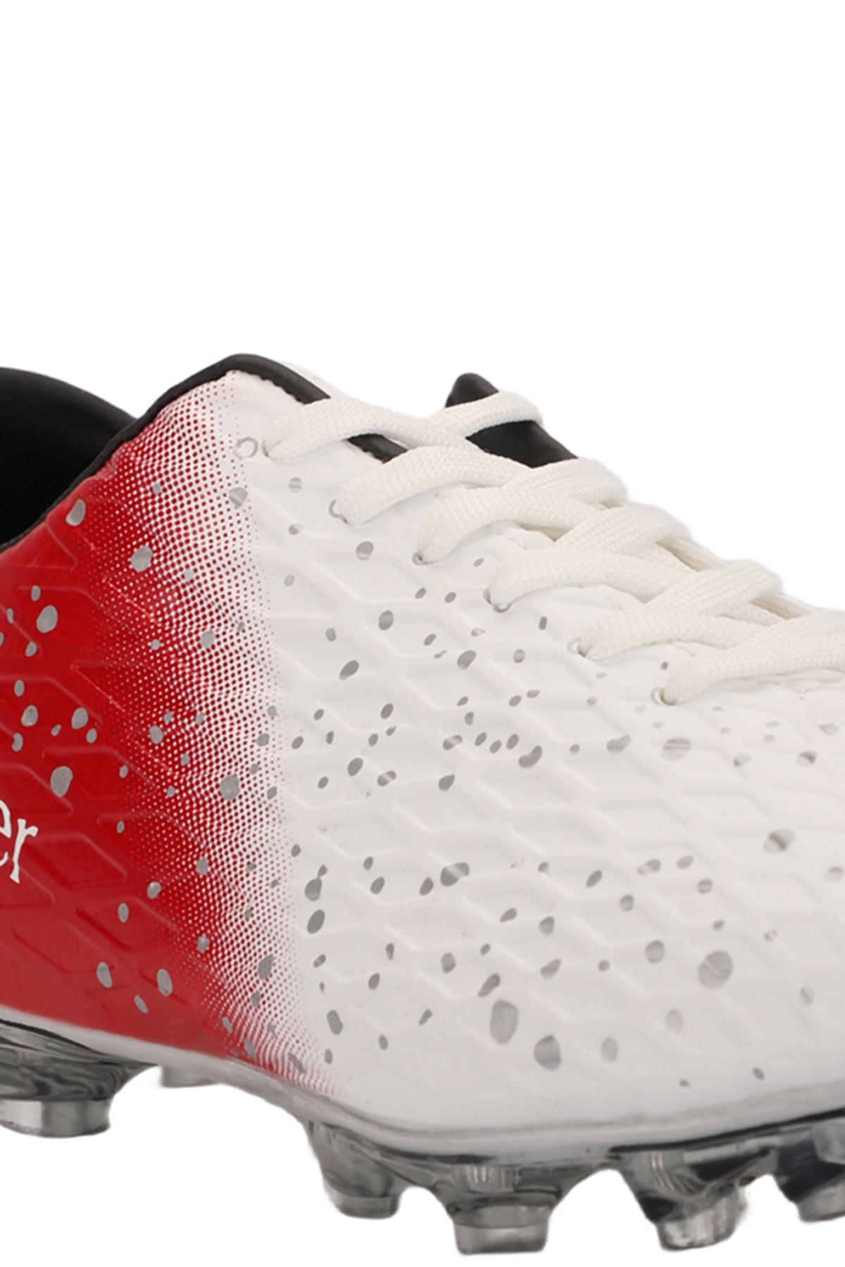 HANIA KRP Erkek Çocuk Futbol Ayakkabı Beyaz / Kırmızı - Görsel 5