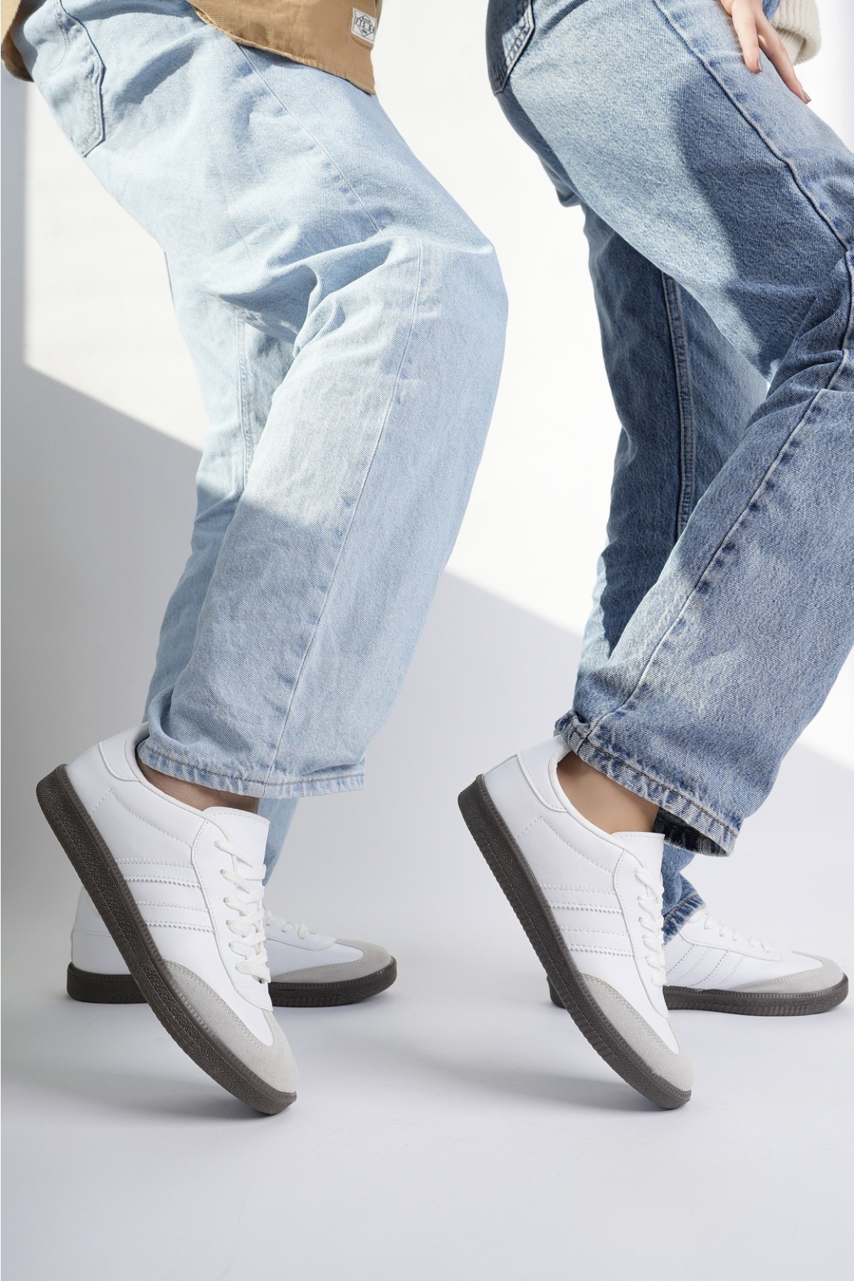 GORDON Unisex Ortopedik Günlük Garantili Bağcıklı Yürüyüş Koşu Sneaker Spor Ayakkabı - Görsel 7