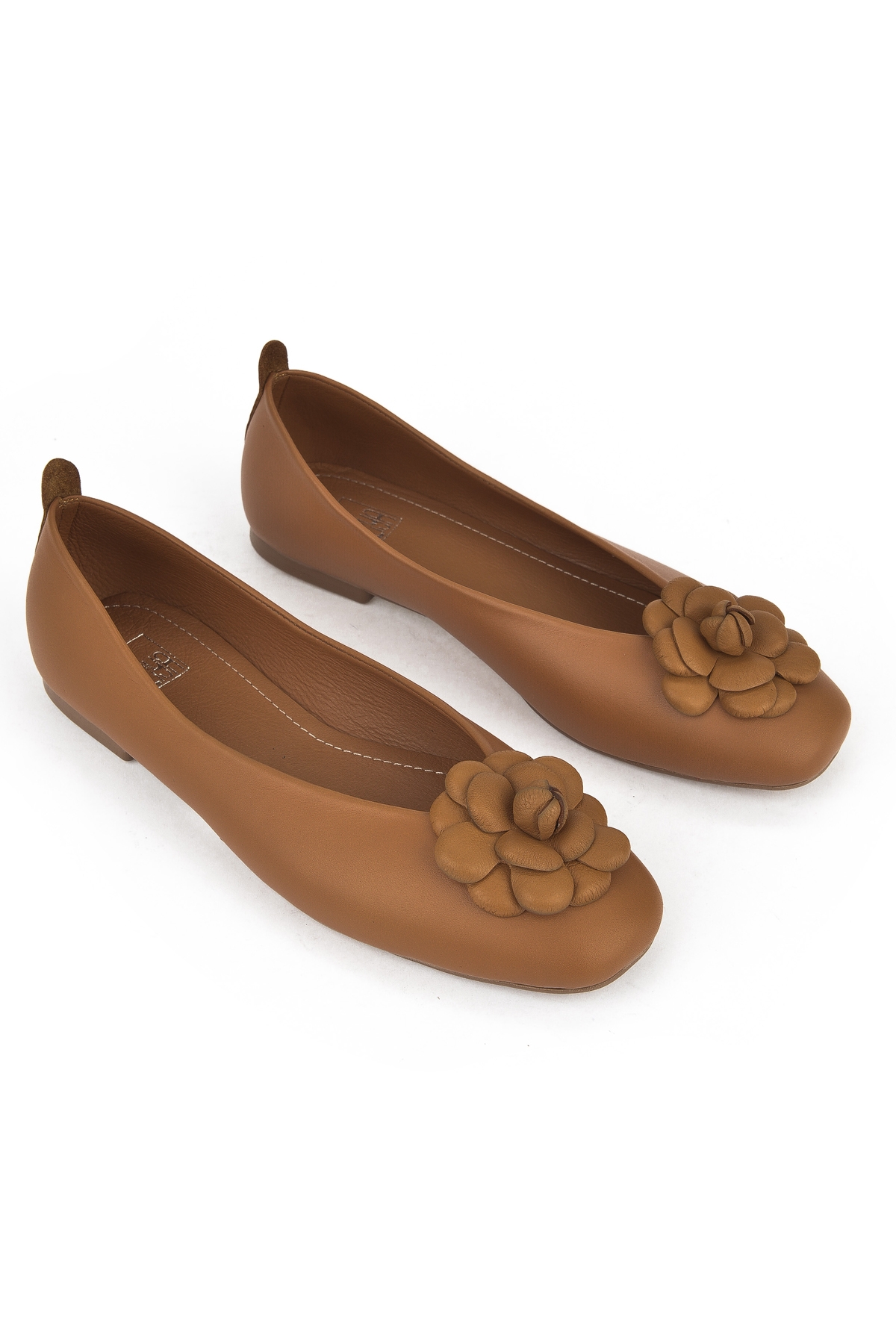 Hakiki Deri Kadın Babet 1511044Z106 Taba - Görsel 3