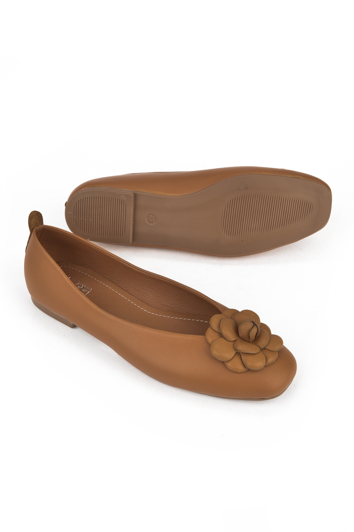 Hakiki Deri Kadın Babet 1511044Z106 Taba - Görsel 5