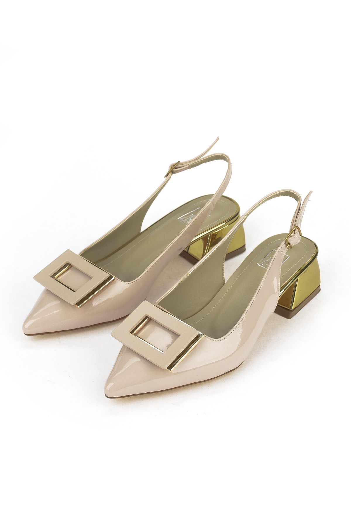 Kadın Topuklu Ayakkabı 1511044Z303 Bej - Görsel 5