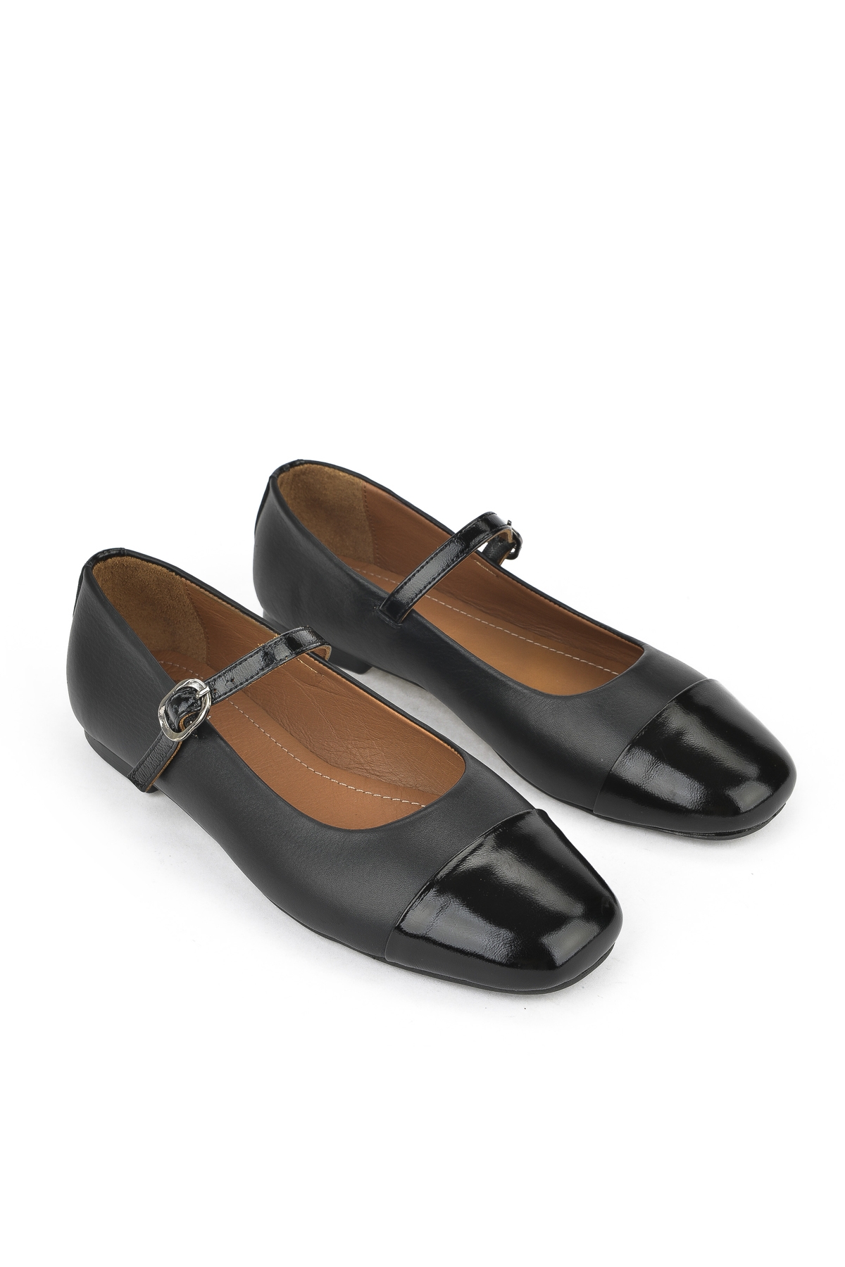 Hakiki Deri Kadın Babet 1511044Z102 Siyah - Görsel 3