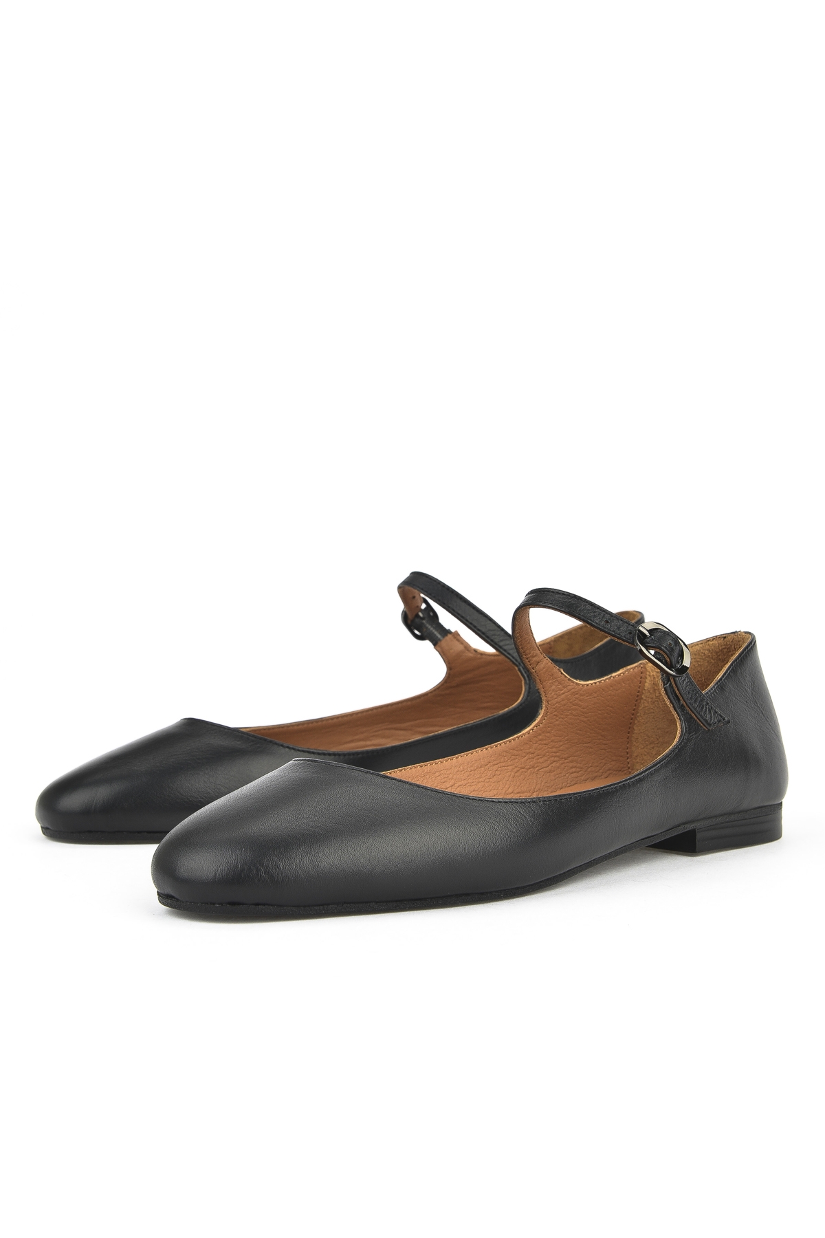 Hakiki Deri Kadın Babet 1511044Z104 Siyah - Görsel 6