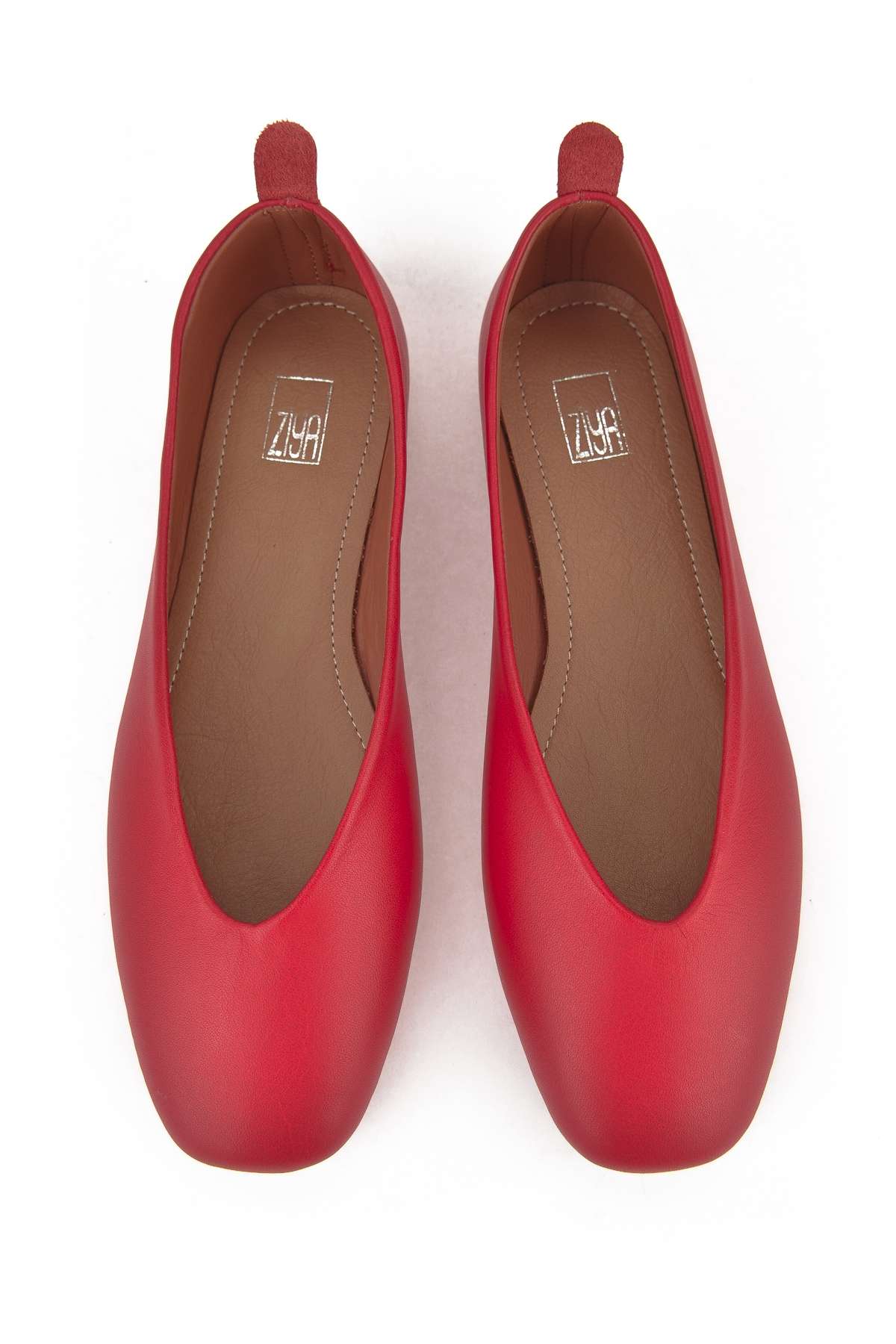 Hakiki Deri Kadın Babet 1511044Z105 Nar Çiçegi - Görsel 6