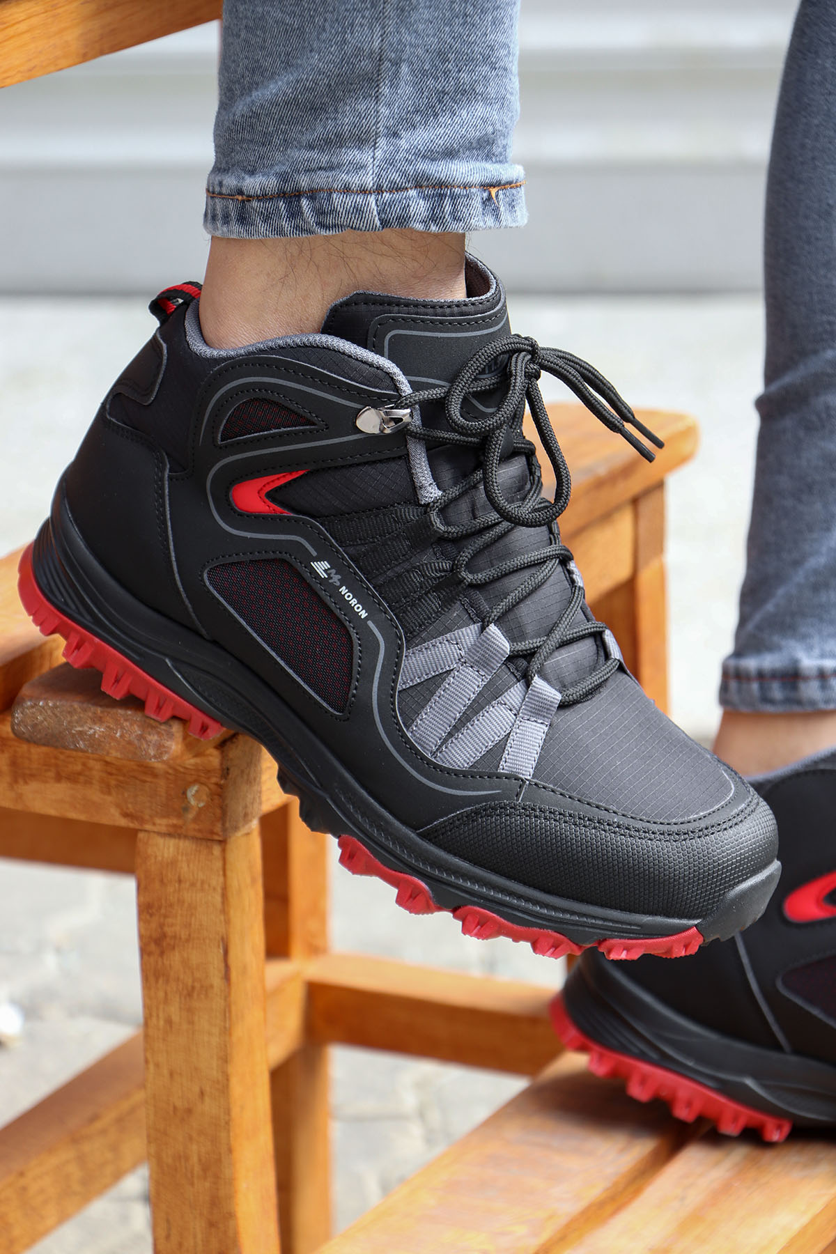 . 222-2603 Rahat Taban Shoftshell Bağcıklı Unisex Bot - Görsel 3