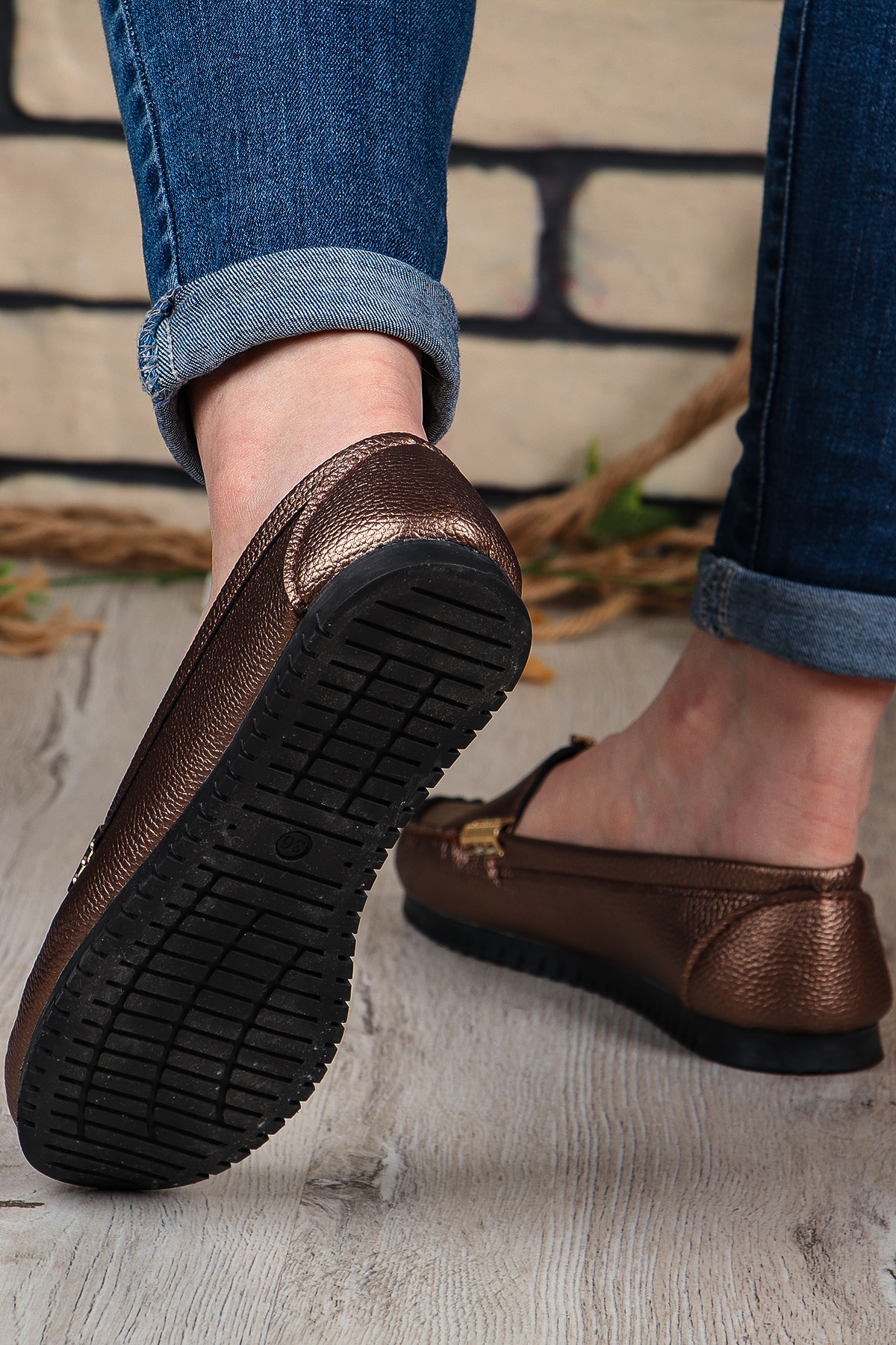 Victoria Rahat Taban Günlük Kadın Babet Ayakkabı - Görsel 7