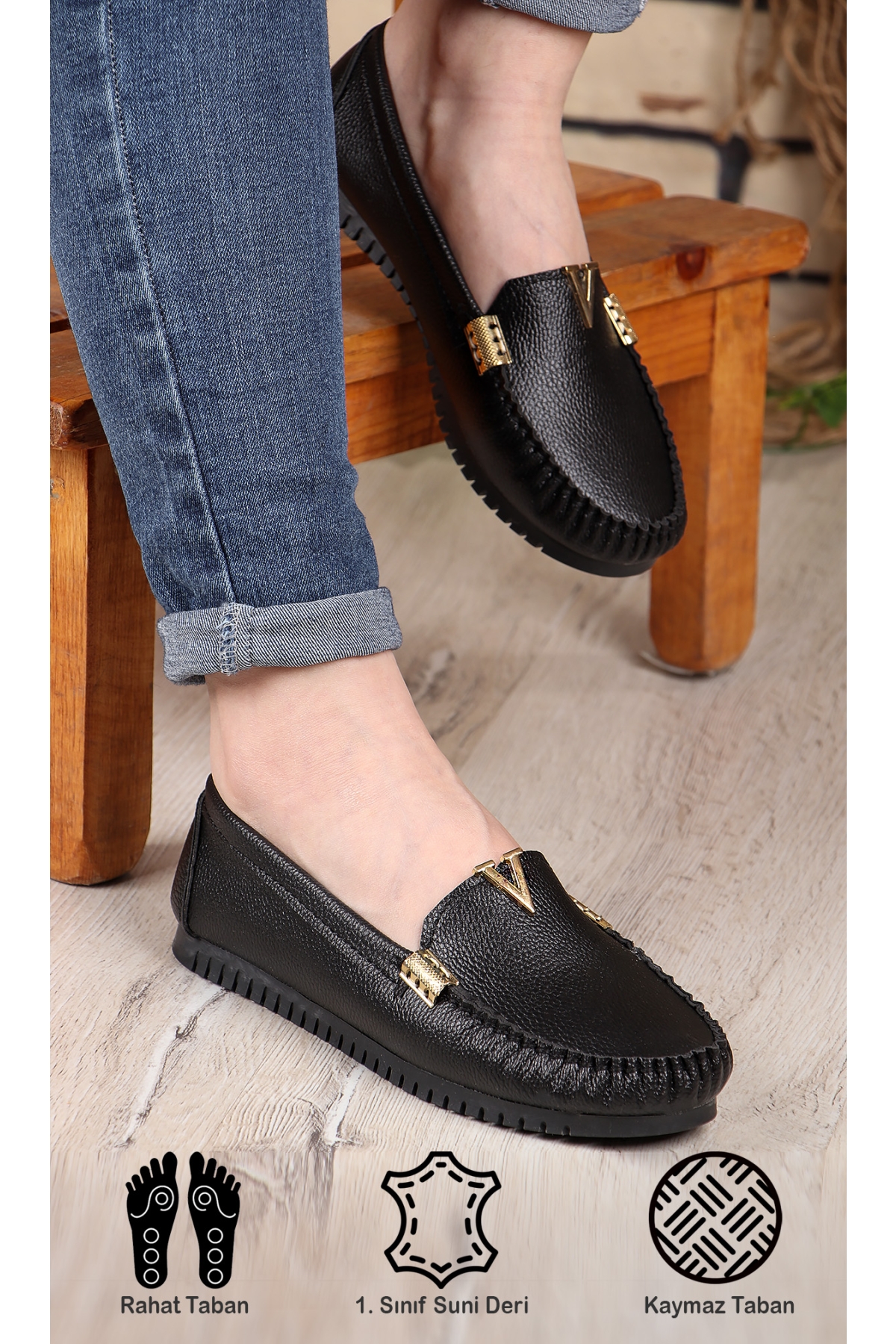 Victoria Rahat Taban Günlük Kadın Babet Ayakkabı - Görsel 2