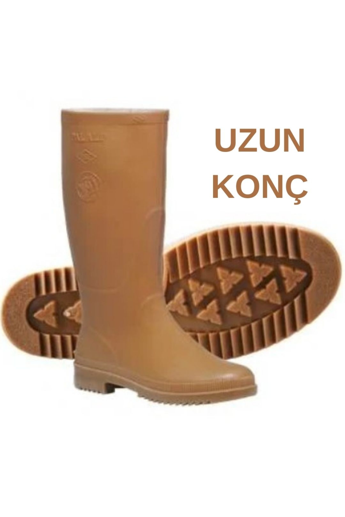 Palalı Krep Kauçuk Kaymaz Soğuk Su Geçirmez İş ve Av Botu Çizmesi - Görsel 4