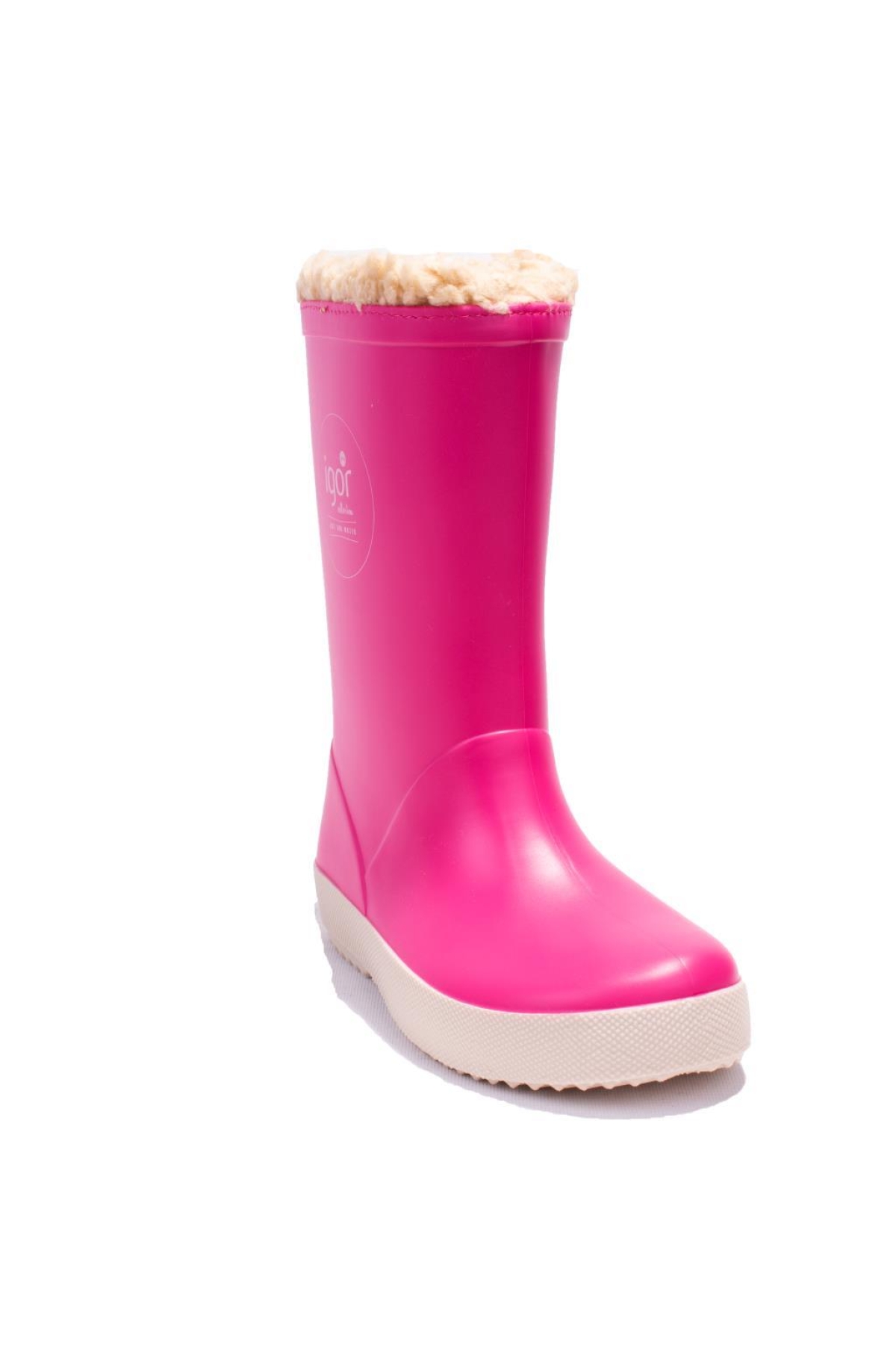 İgor W10207 Splash Nautico Borreguito Fuşya Ortopedik Kürklü Kız Çocuk Yağmur Çizme - Görsel 3