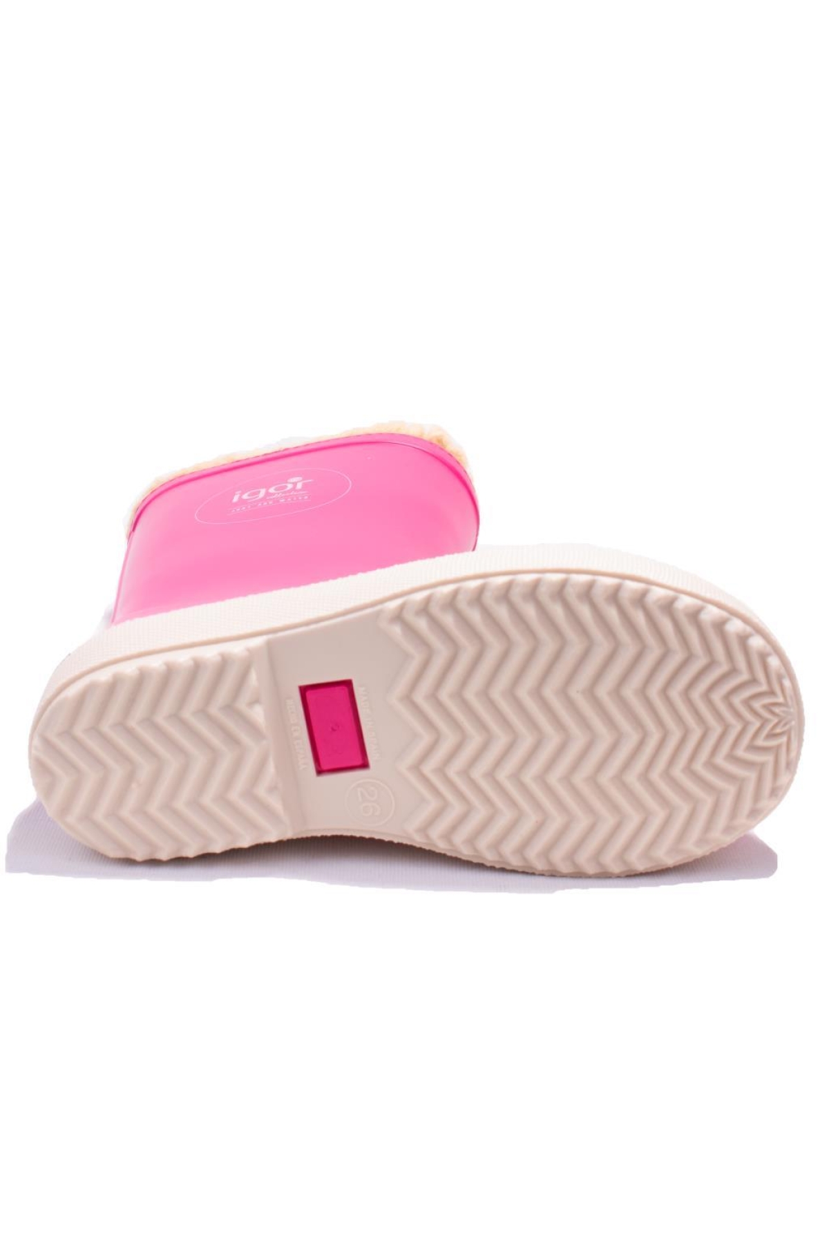 İgor W10207 Splash Nautico Borreguito Fuşya Ortopedik Kürklü Kız Çocuk Yağmur Çizme - Görsel 5