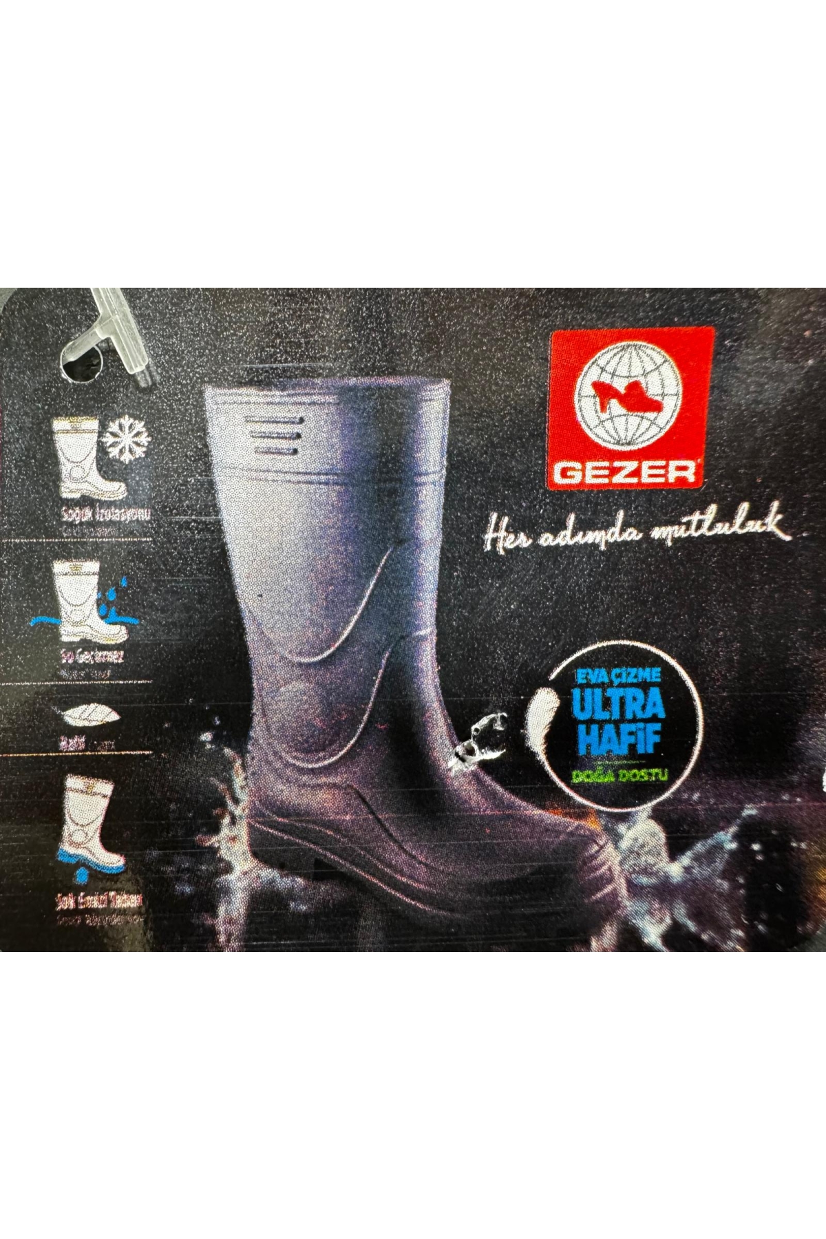 Gzr Eva Çizme Soğuk Su Geçirmez İş ve Av Botu Çizmesi - Görsel 3