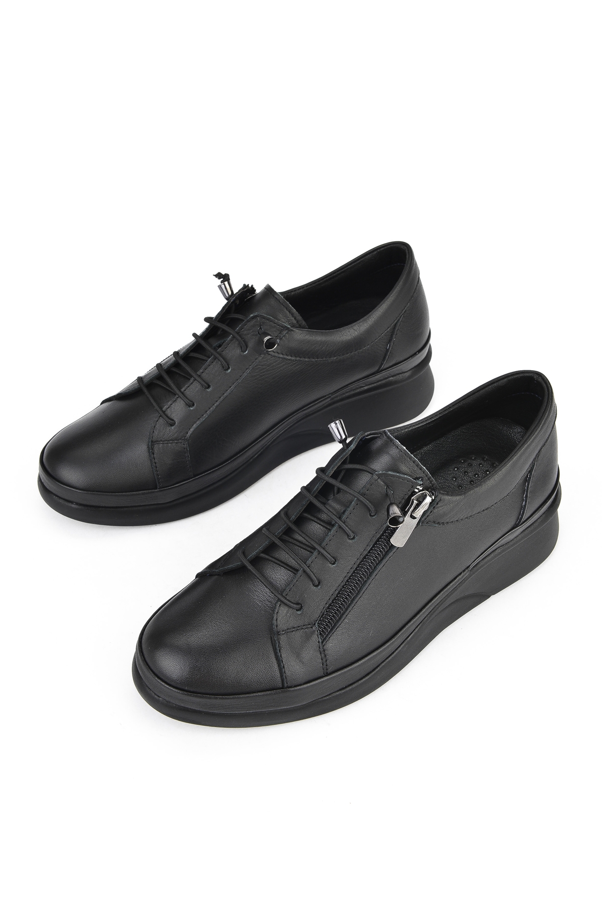 Kadın Hakiki Deri Aayakkabı 1431046Z709 Siyah - Görsel 6