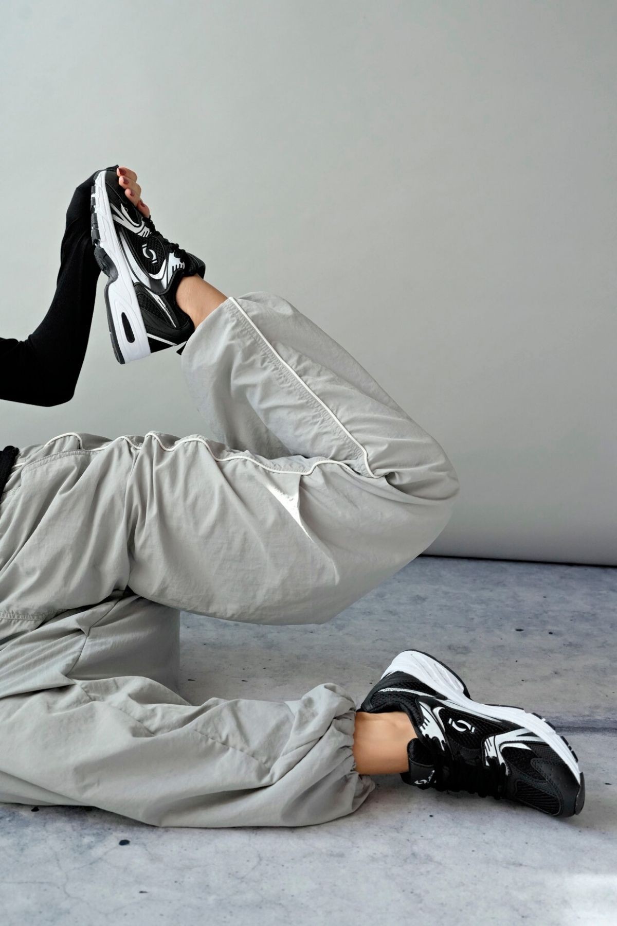 MOJEH Kadın Ortopedik Günlük Garantili Bağcıklı Yürüyüş Koşu Sneaker Spor Ayakkabı - Görsel 6