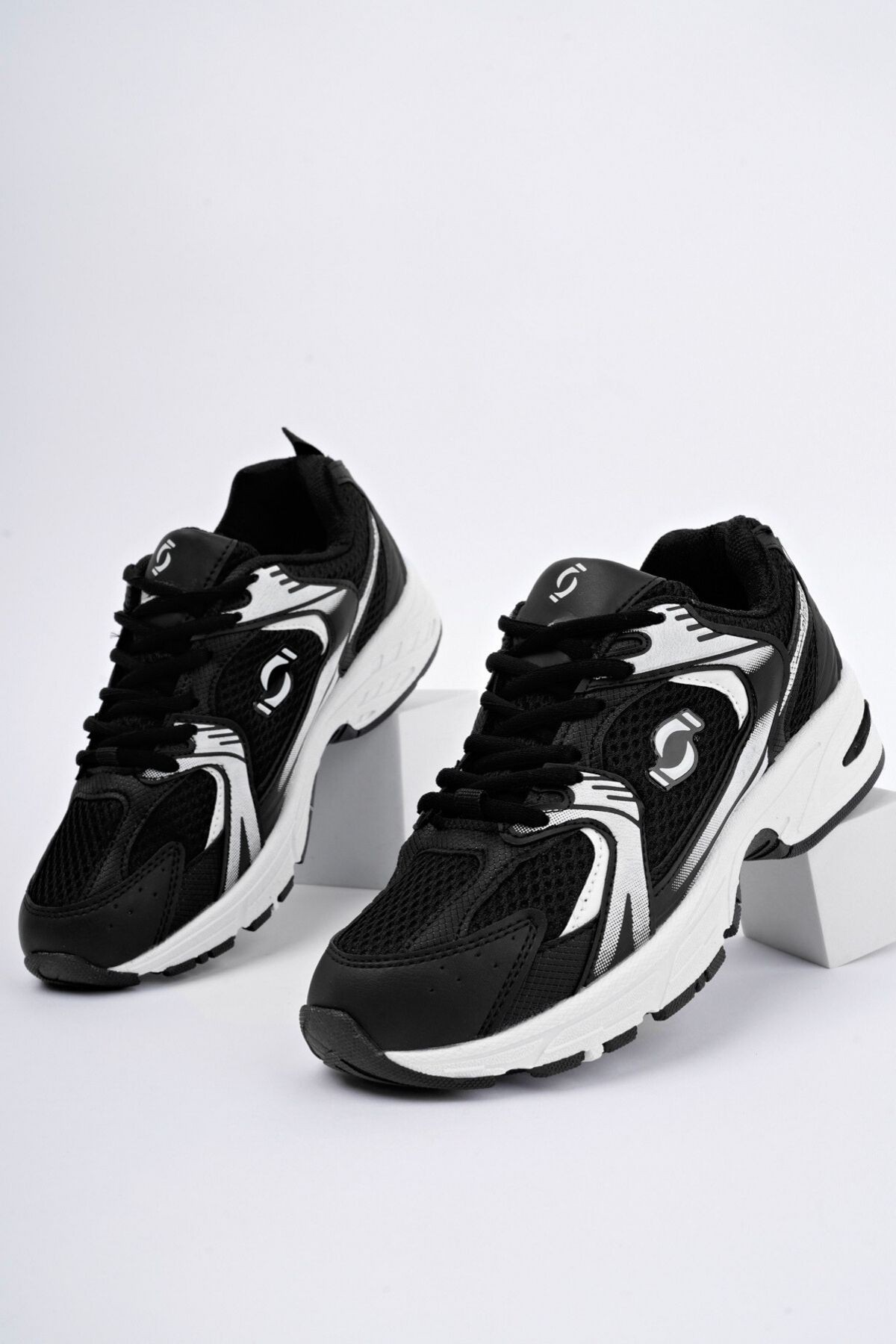 MOJEH Kadın Ortopedik Günlük Garantili Bağcıklı Yürüyüş Koşu Sneaker Spor Ayakkabı - Görsel 8