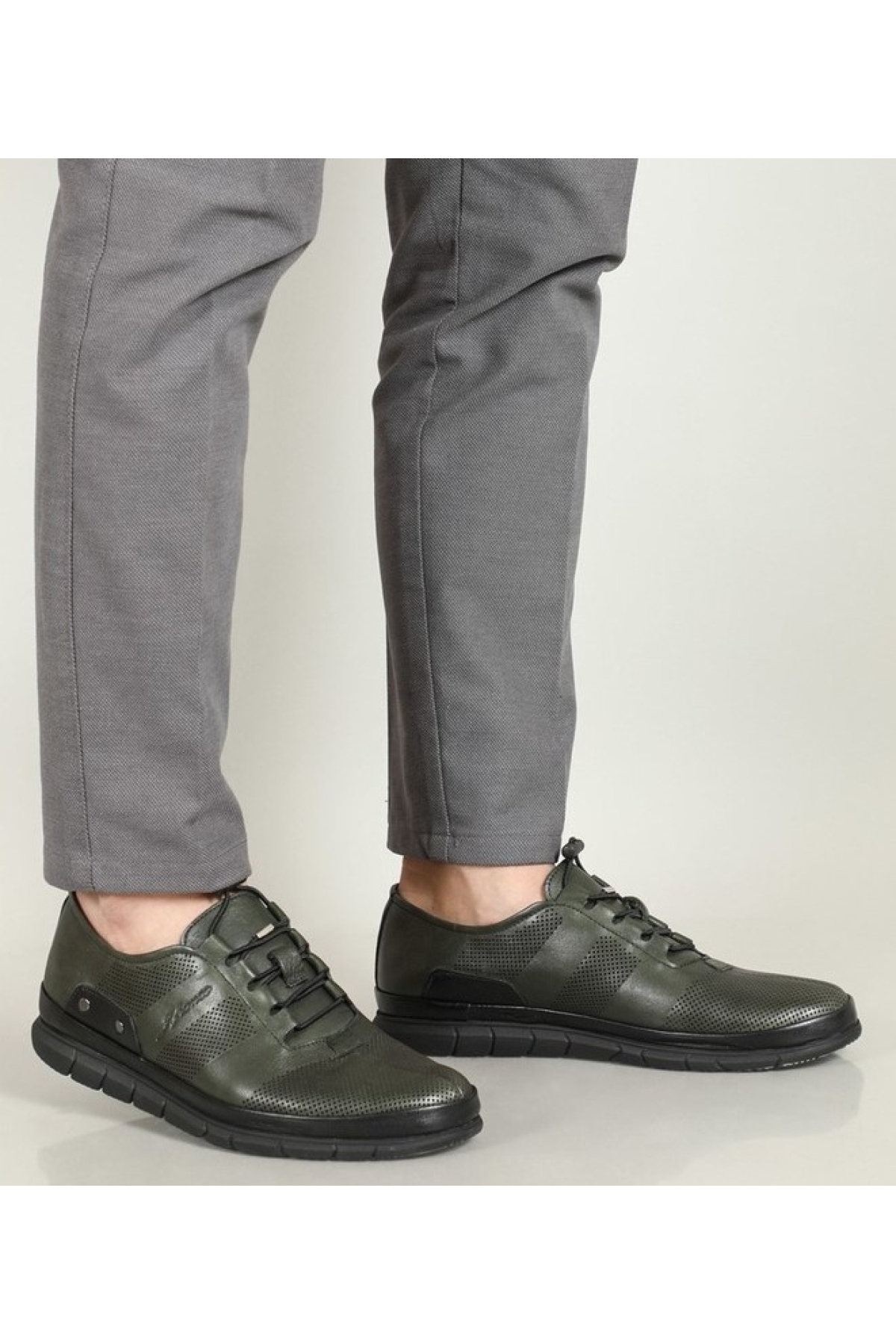 6022 %100 Hakiki Deri Casual Erkek Ayakkabı - Görsel 2