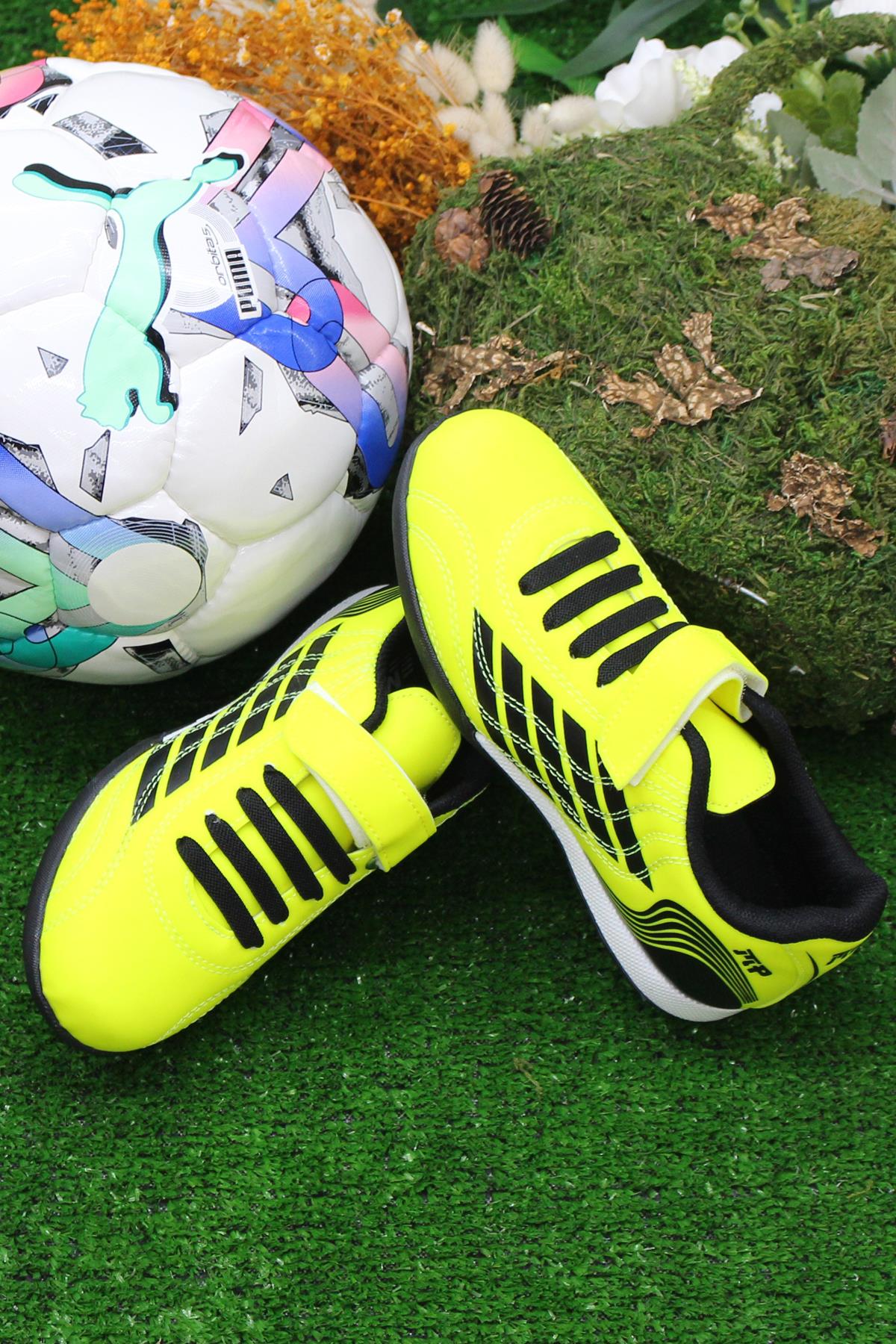 232 1350 Orijinal Ürün Çim Saha Halı Saha Erkek Çocuk Futbol Ayakkabı - Görsel 4