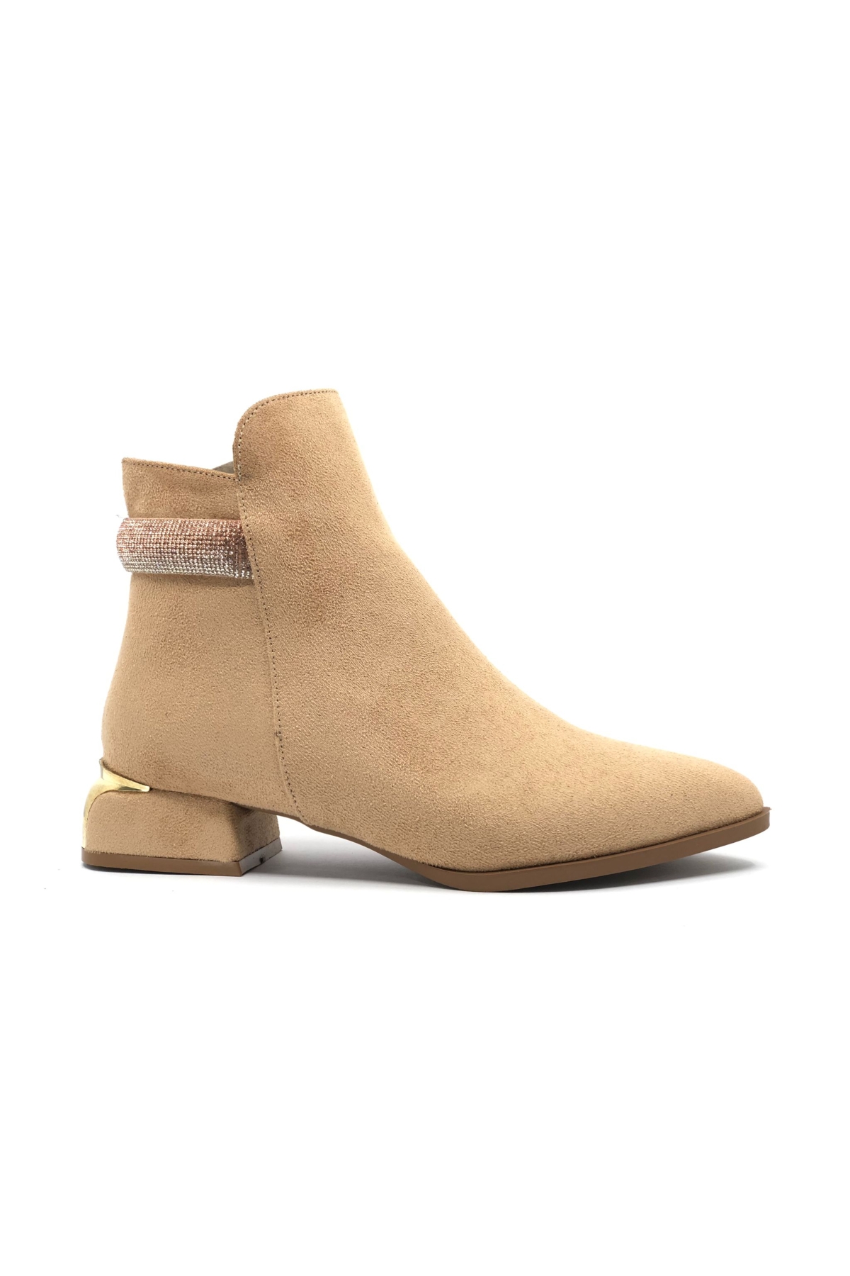 Bilek Taşlı Klasik Düz Taban Kadın Bot - Görsel 3