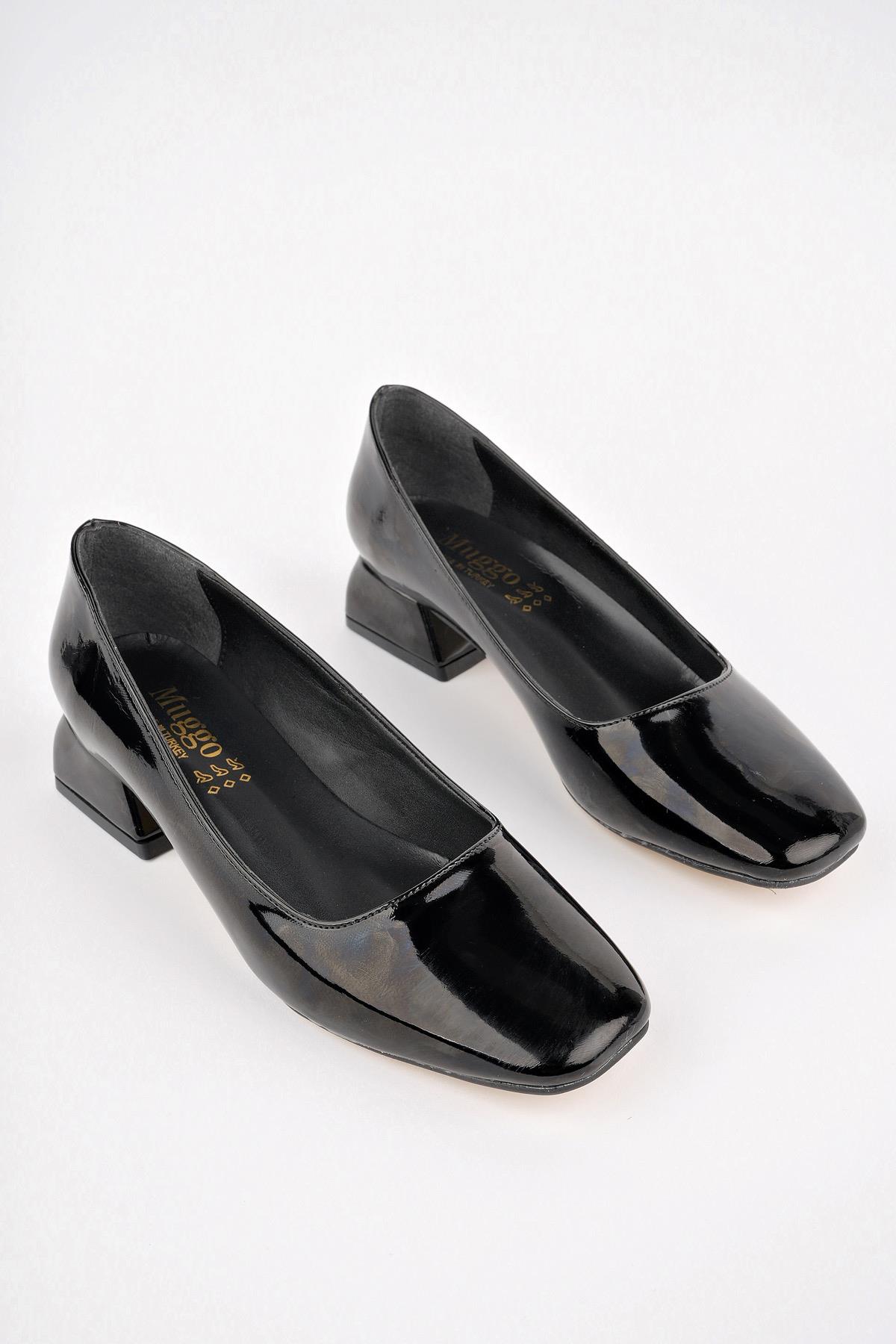 LİLİTH Garantili Kare Burunlu Kısa Topuklu Kadın Günlük Ayakakkabı - Görsel 3