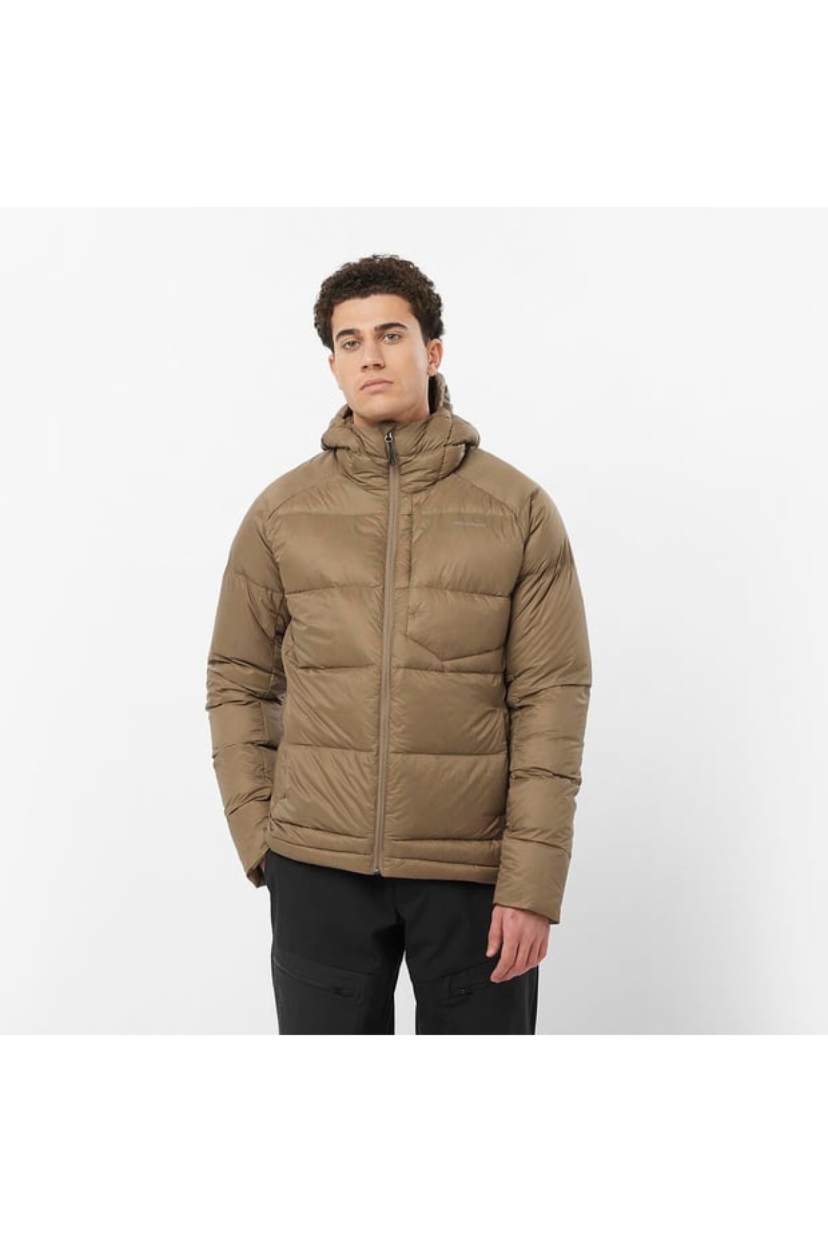 LC2361000 Outline Down Hooded 800 Dolum Kaz Tüyü Erkek Mont