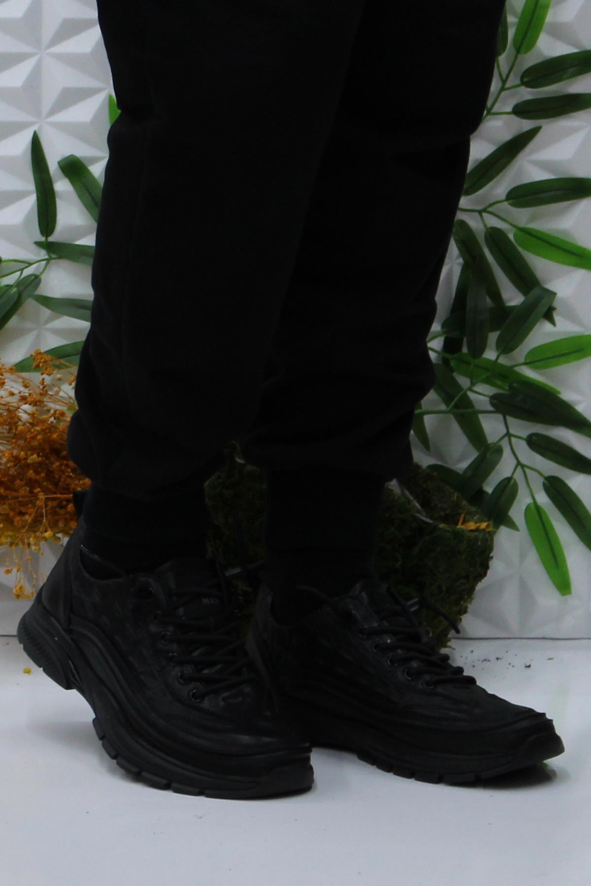 Guja 24K518 Siyah Rahat Esnek Orijinal Ürün Hakiki Deri Erkek Ayakkabı - Görsel 3