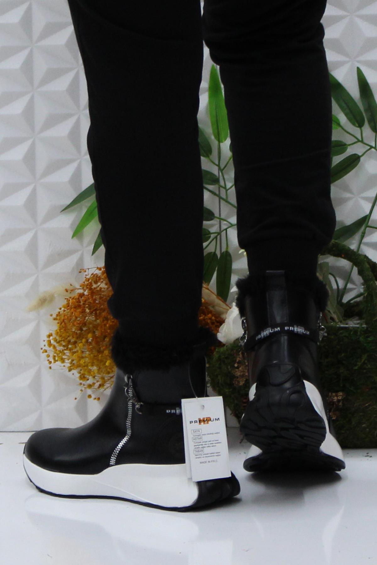 242-1882 Siyah Rahat Orijinal Ürün Kadın Bot - Görsel 5