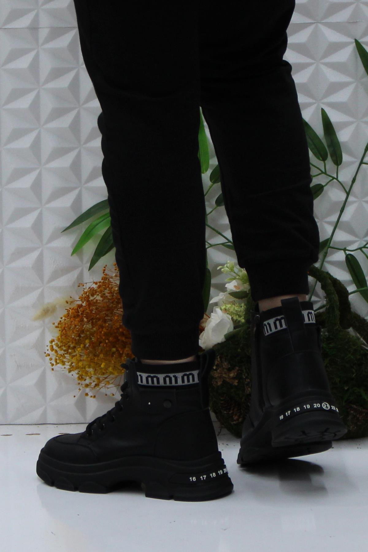 Guja 24K310-7 Siyah Orijinal Ürün Yumuşak Esnek Kaymaz Taban Kadın Bot - Görsel 5