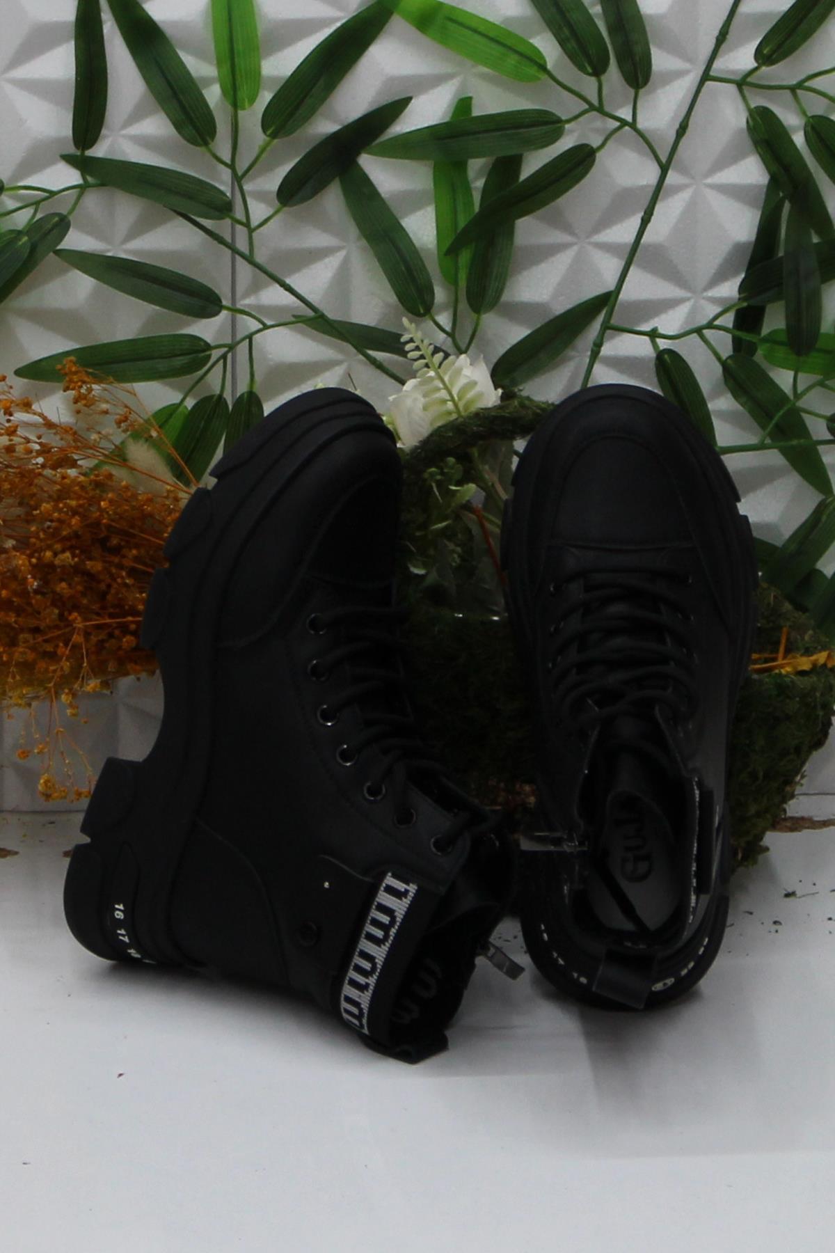 Guja 24K310-7 Siyah Orijinal Ürün Yumuşak Esnek Kaymaz Taban Kadın Bot - Görsel 6