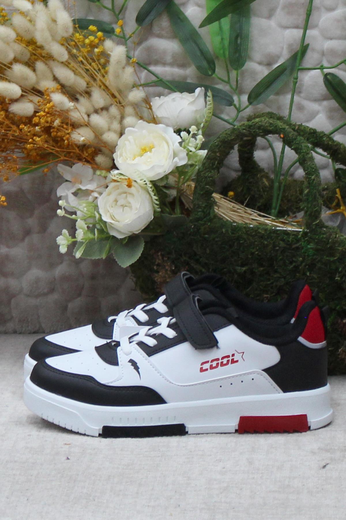 Cool Max Kırmızı Rahat Anatomik Sneaker Erkek Çocuk Ayakkabı - Görsel 4