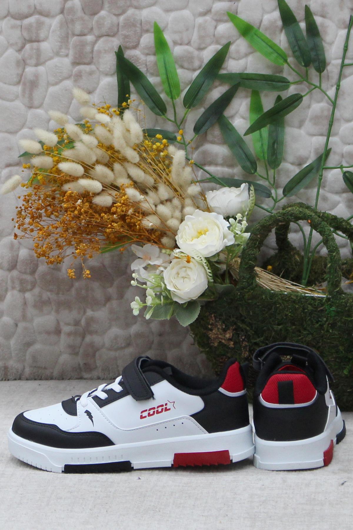 Cool Max Kırmızı Rahat Anatomik Sneaker Erkek Çocuk Ayakkabı - Görsel 5