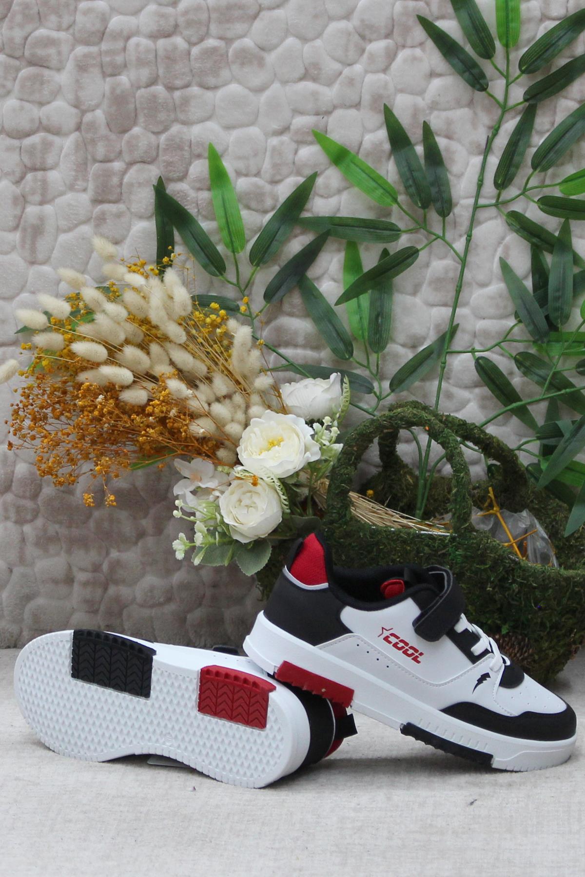 Cool Max Kırmızı Rahat Anatomik Sneaker Erkek Çocuk Ayakkabı - Görsel 6