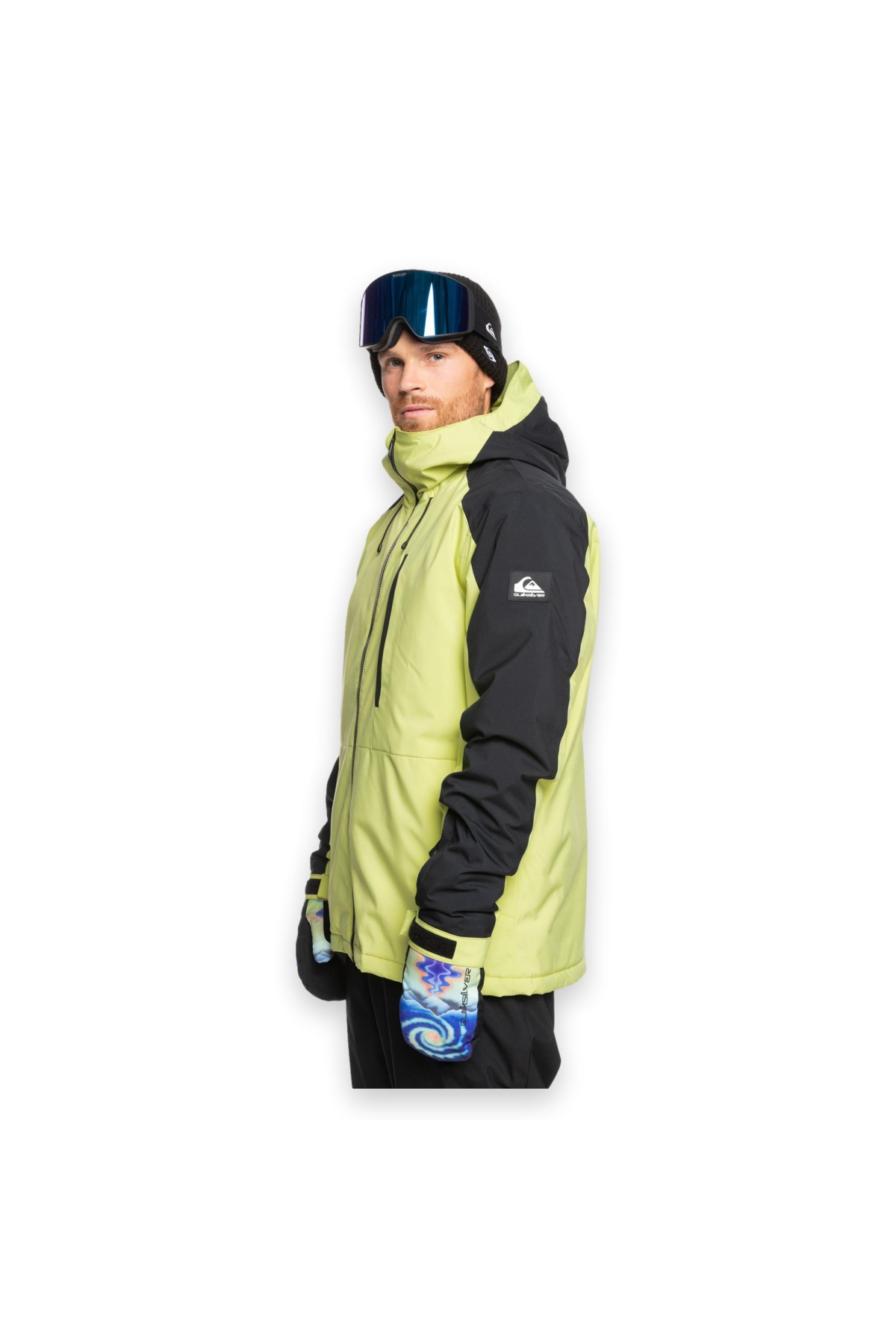 Eqytj03404 Mission Block Jk Snowboard Ceketi Yeşil Erkek Outdoor