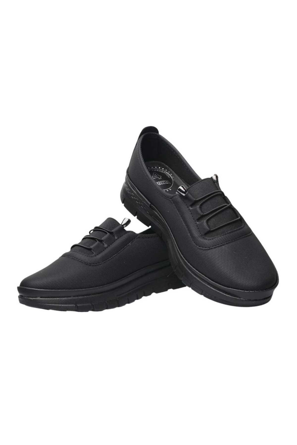 Kadın Ortopedik Taban Comfort Günlük Ayakkabı SİYAH - Görsel 4