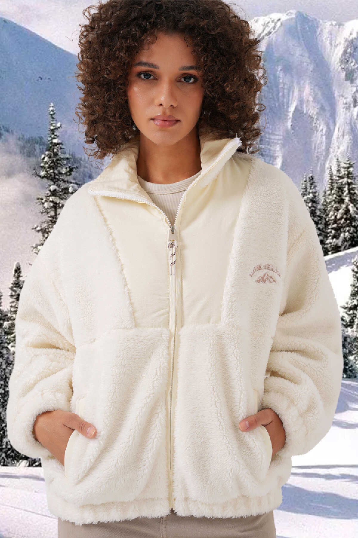 Kadın Alpine Yazılı Peluş Mont 5194 Fiyatları - 201418908 | Flo