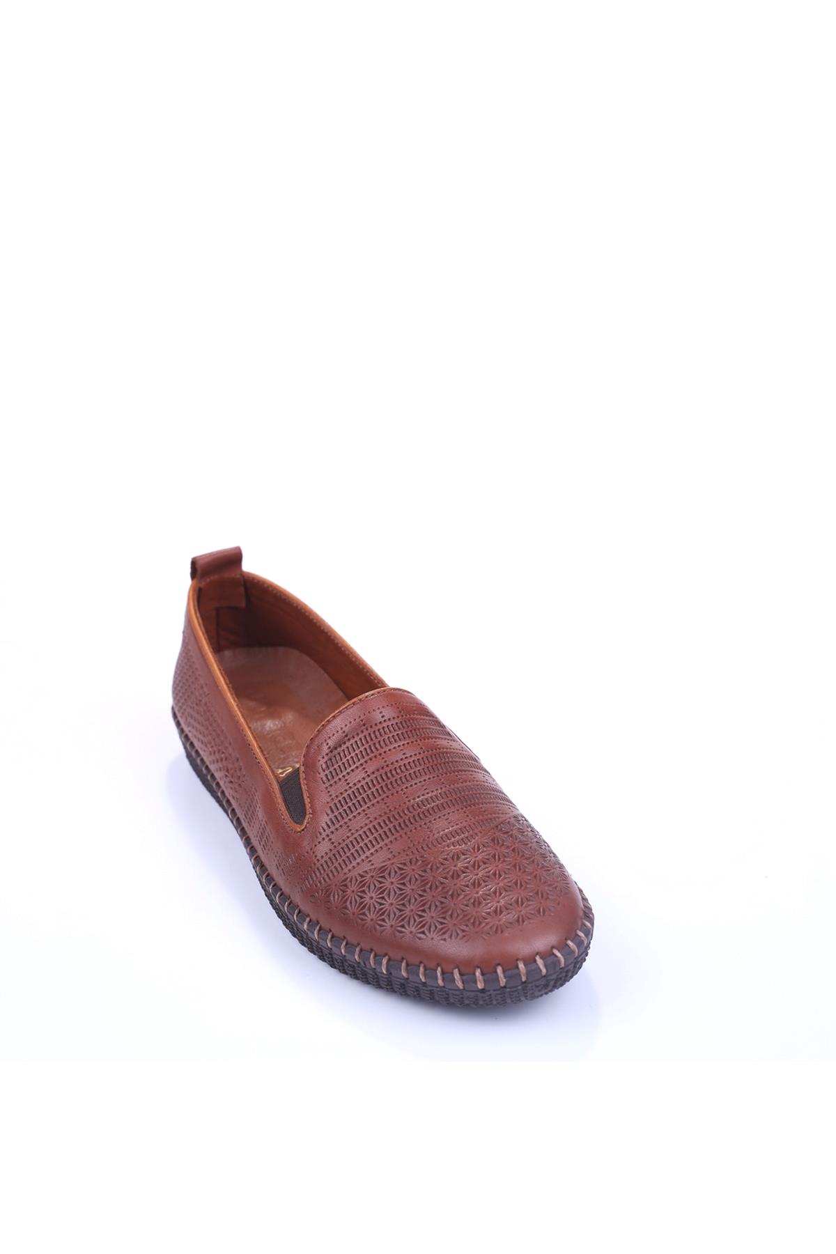 7232 Kadın Günlük Hakiki Deri Ortopedik Ayakkabı - Görsel 2