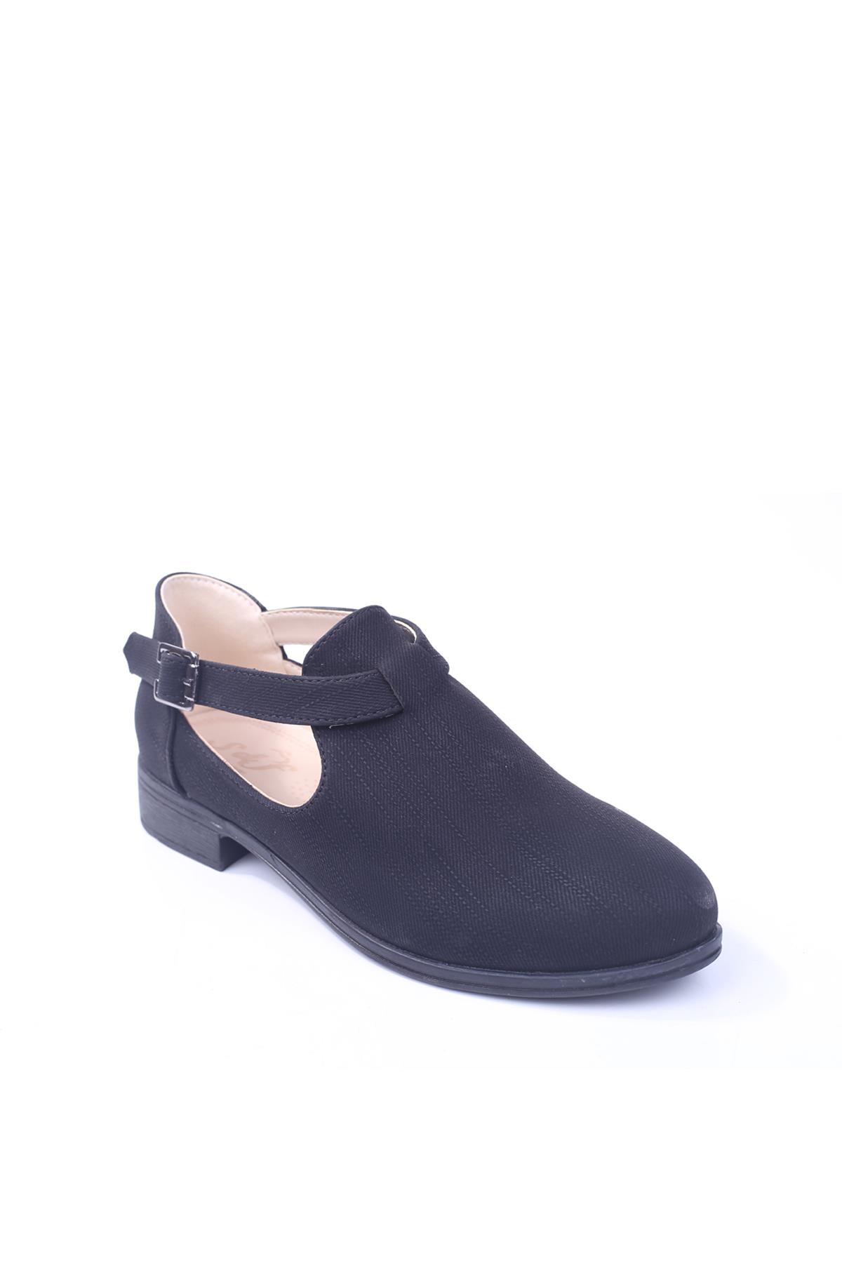 952 Kadın Siyah Günlük Yazlık Ayakkabı - Görsel 2