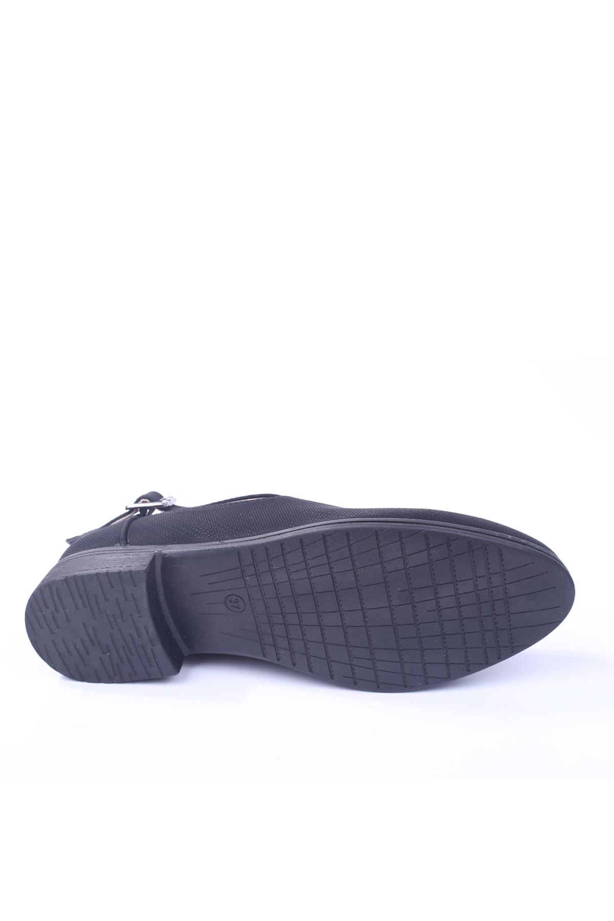 952 Kadın Siyah Günlük Yazlık Ayakkabı - Görsel 6
