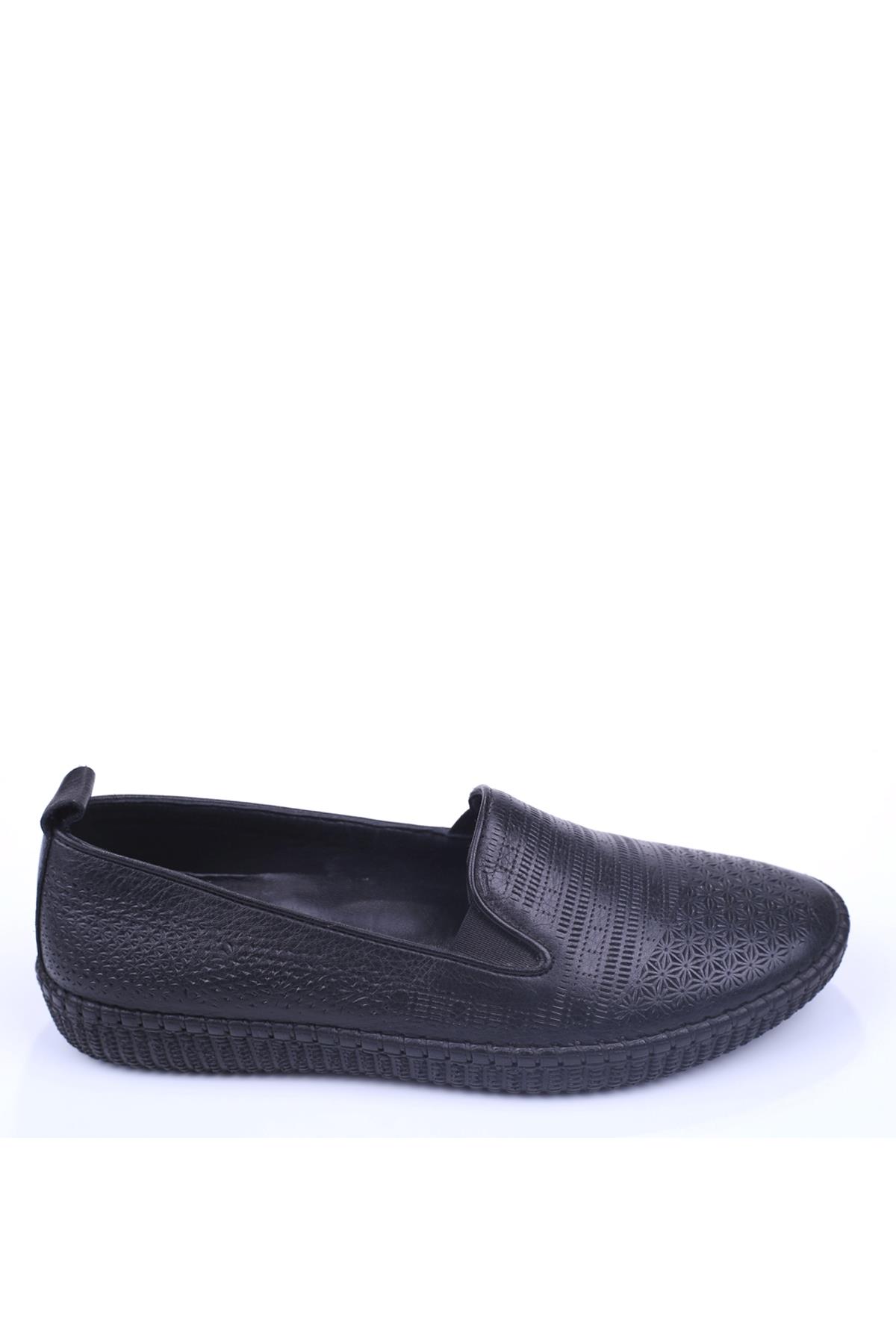 7232 Kadın Günlük Hakiki Deri Ortopedik Ayakkabı - Görsel 3