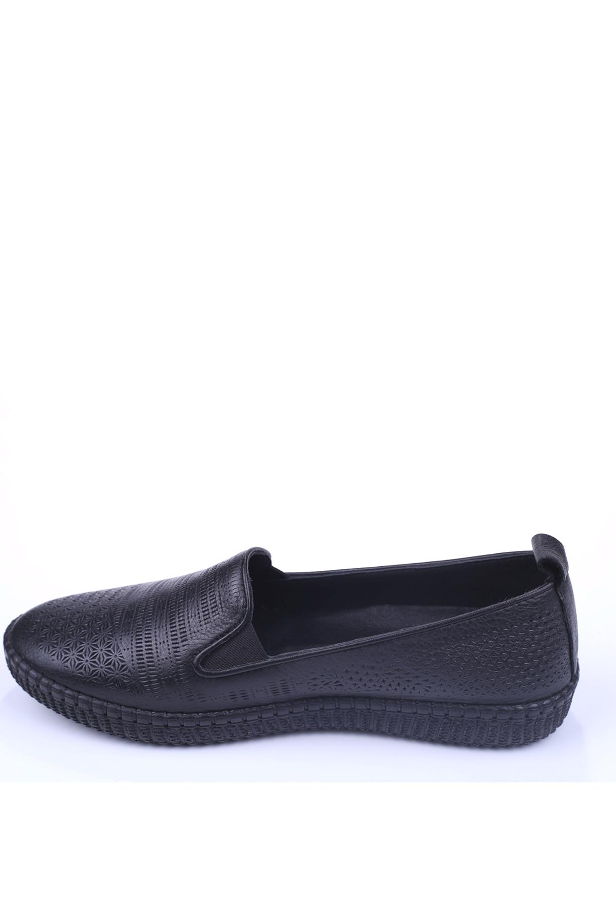 7232 Kadın Günlük Hakiki Deri Ortopedik Ayakkabı - Görsel 4