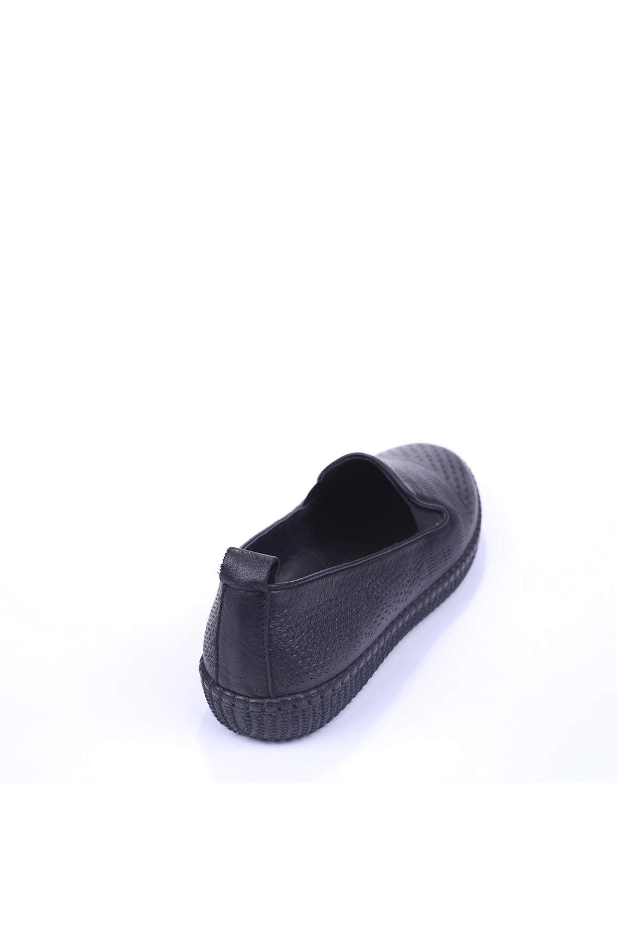 7232 Kadın Günlük Hakiki Deri Ortopedik Ayakkabı - Görsel 5