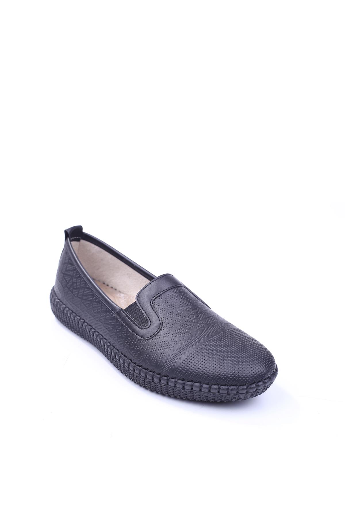 746 Kadın Bağcıksız Ortopedik Anne Ayakkabısı - Görsel 2