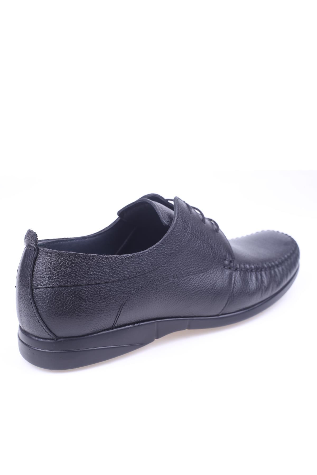 Dmr 2211 Ortopedik Taban Hakiki Deri Bağcıklı Ayakkabı - Görsel 5