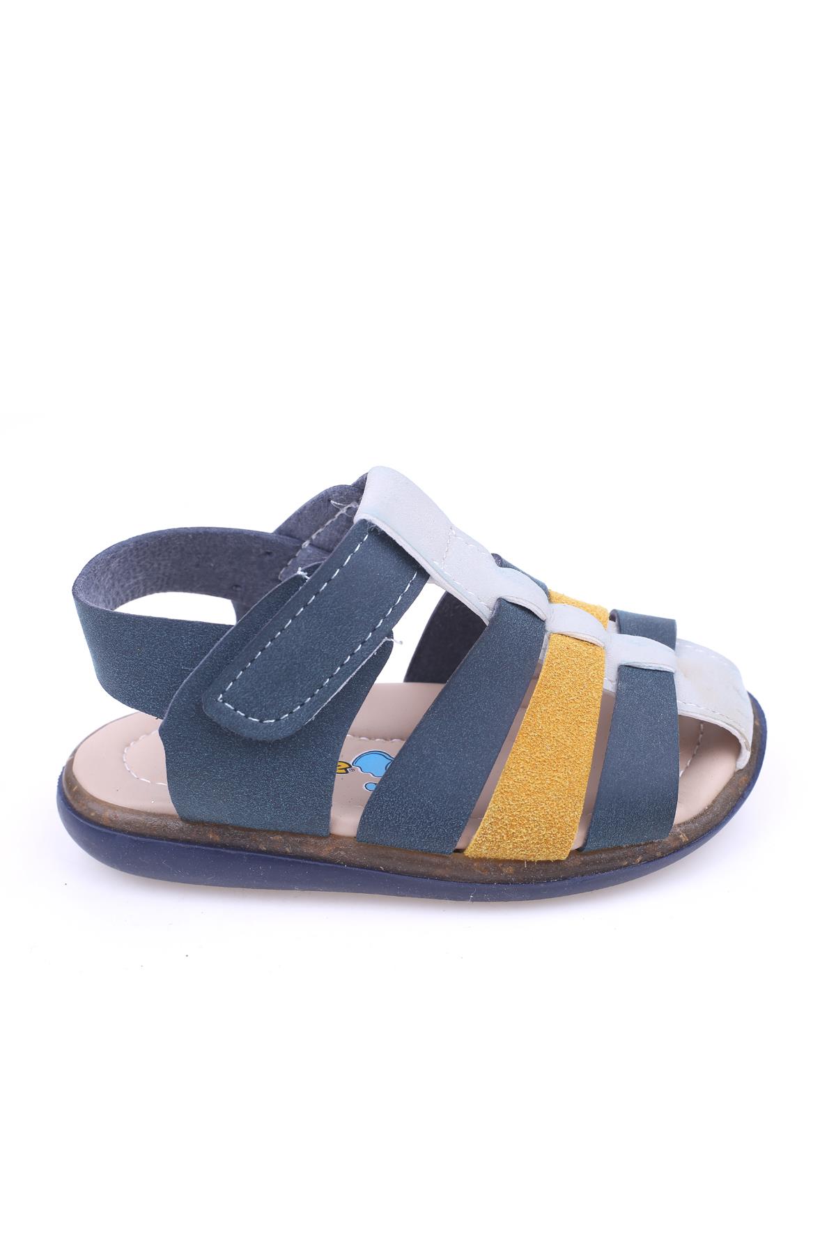 Şirin Bebe 2067 Erkek Çocuk Ortopedik Sandalet - Görsel 3