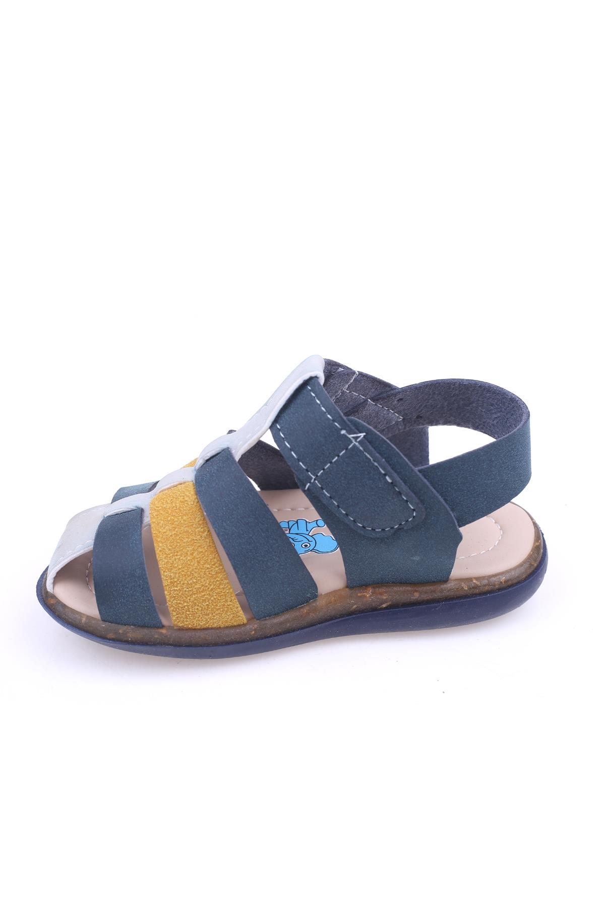 Şirin Bebe 2067 Erkek Çocuk Ortopedik Sandalet - Görsel 4