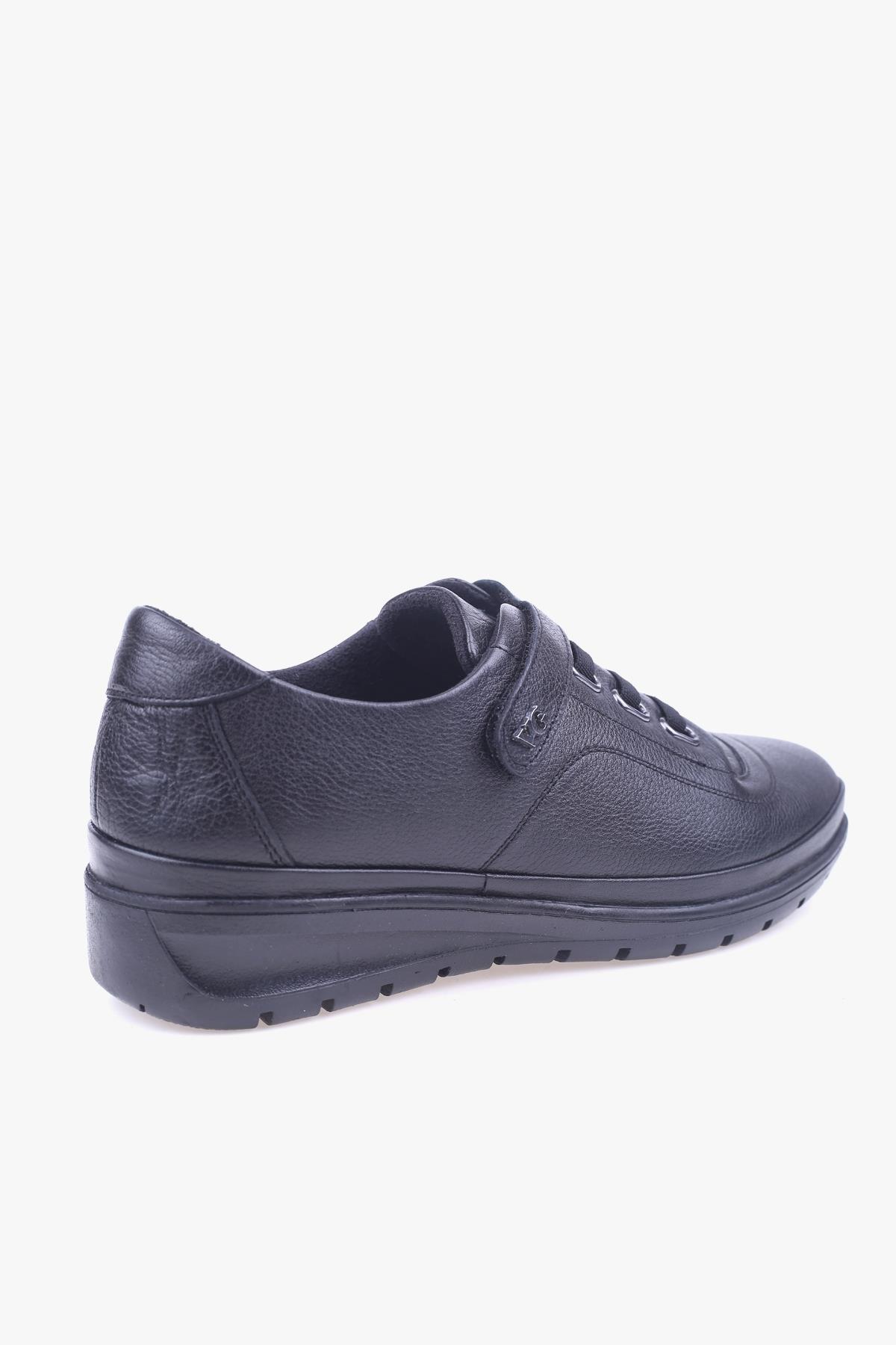 7666 Kadın Hakiki Deri Ortopedik Comfort Ayakkabı - Görsel 5