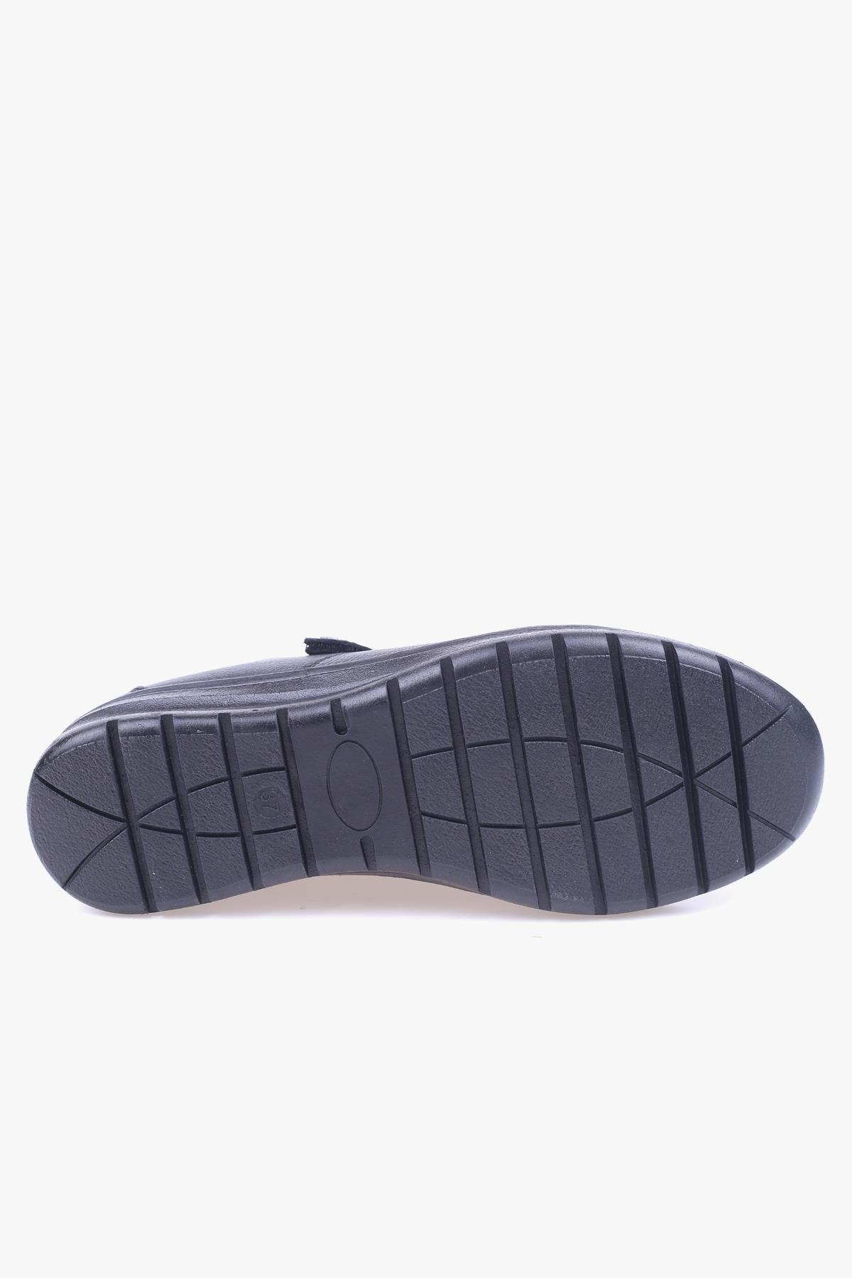 7666 Kadın Hakiki Deri Ortopedik Comfort Ayakkabı - Görsel 6