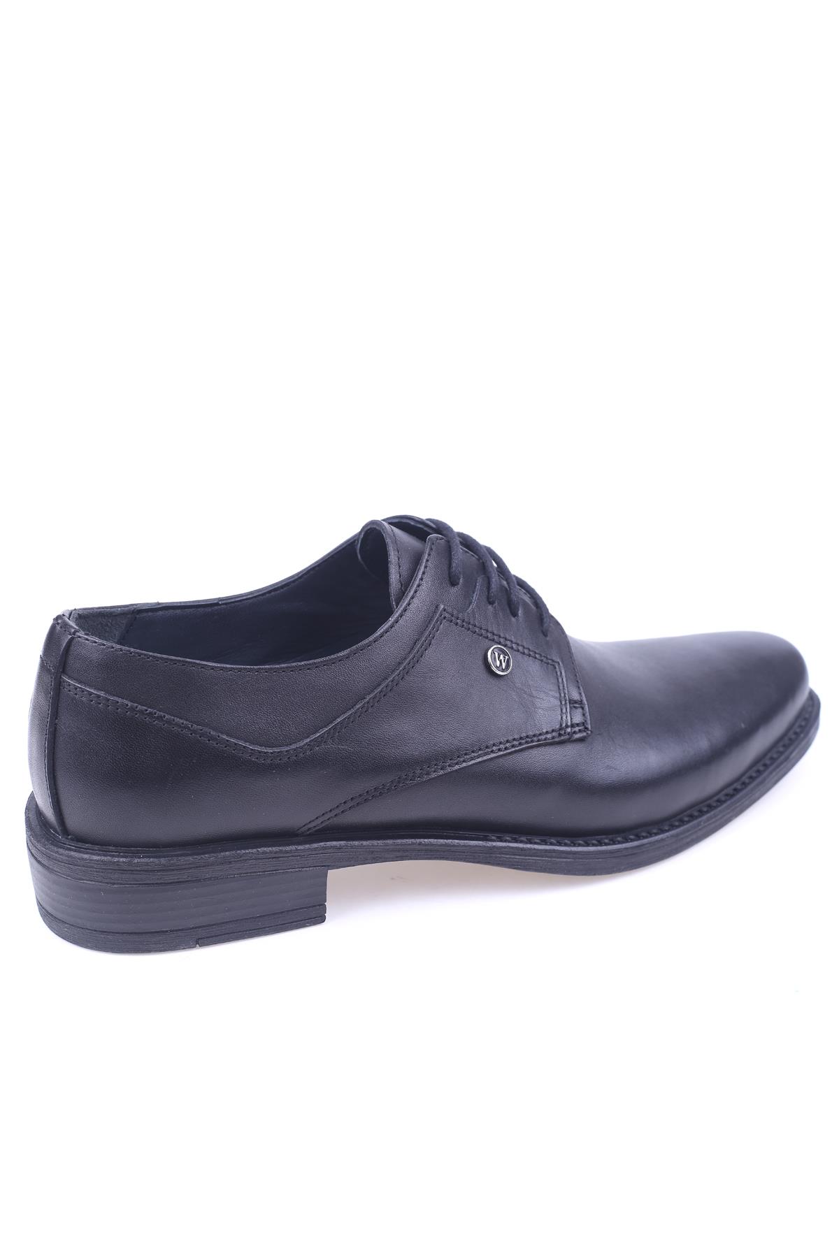 1877 Erkek Hakiki Deri Bağcıklı Klasik Ayakkabı - Görsel 5